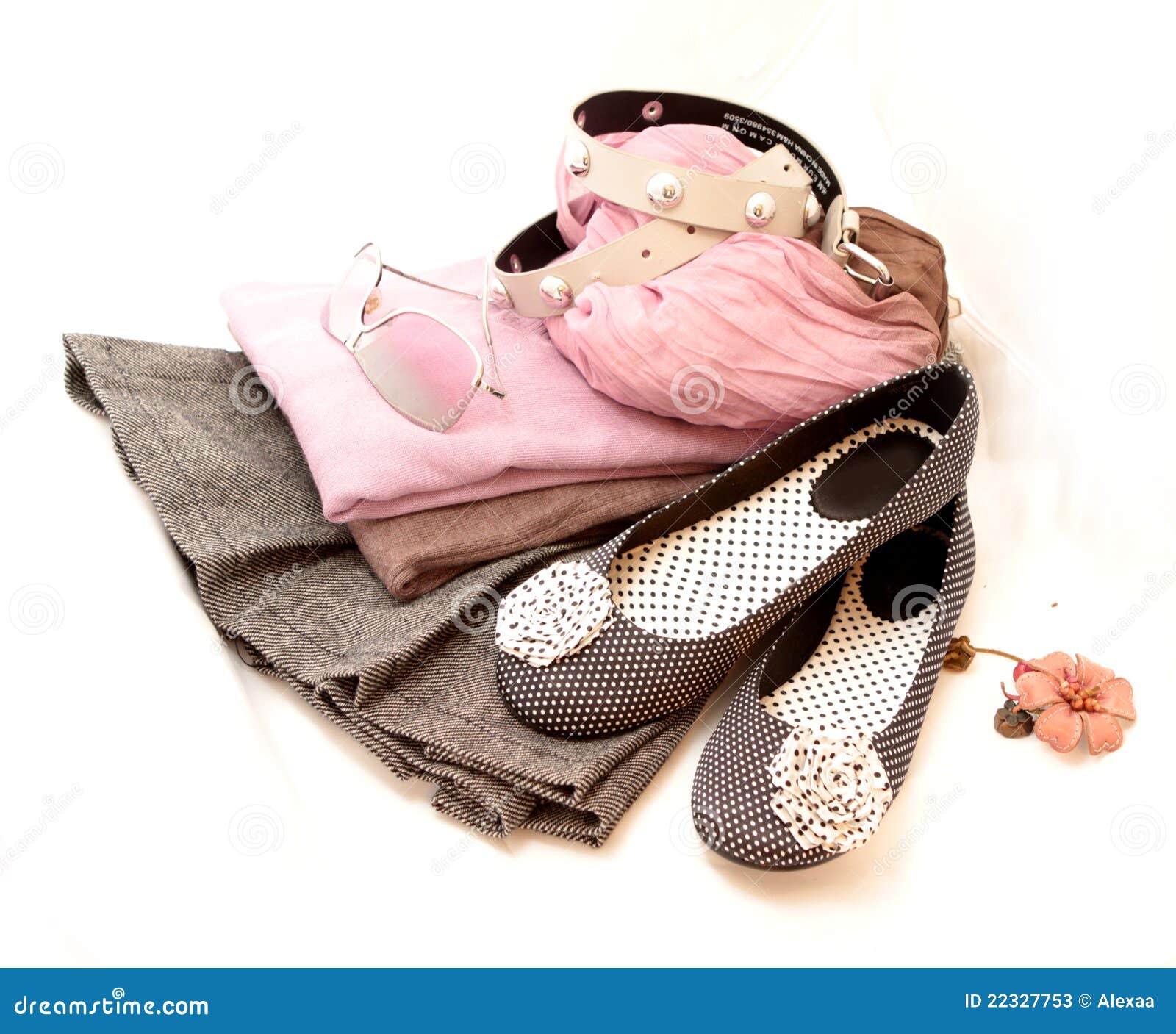 Shoes, Accessories and Clothing Stock Image Image of beads, black