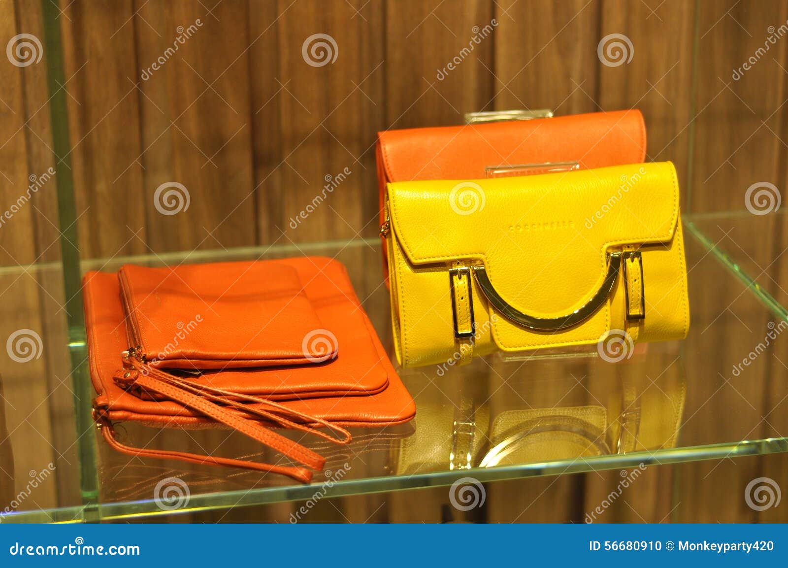 Shoes and bags in store editorial image. Image of department 56680910