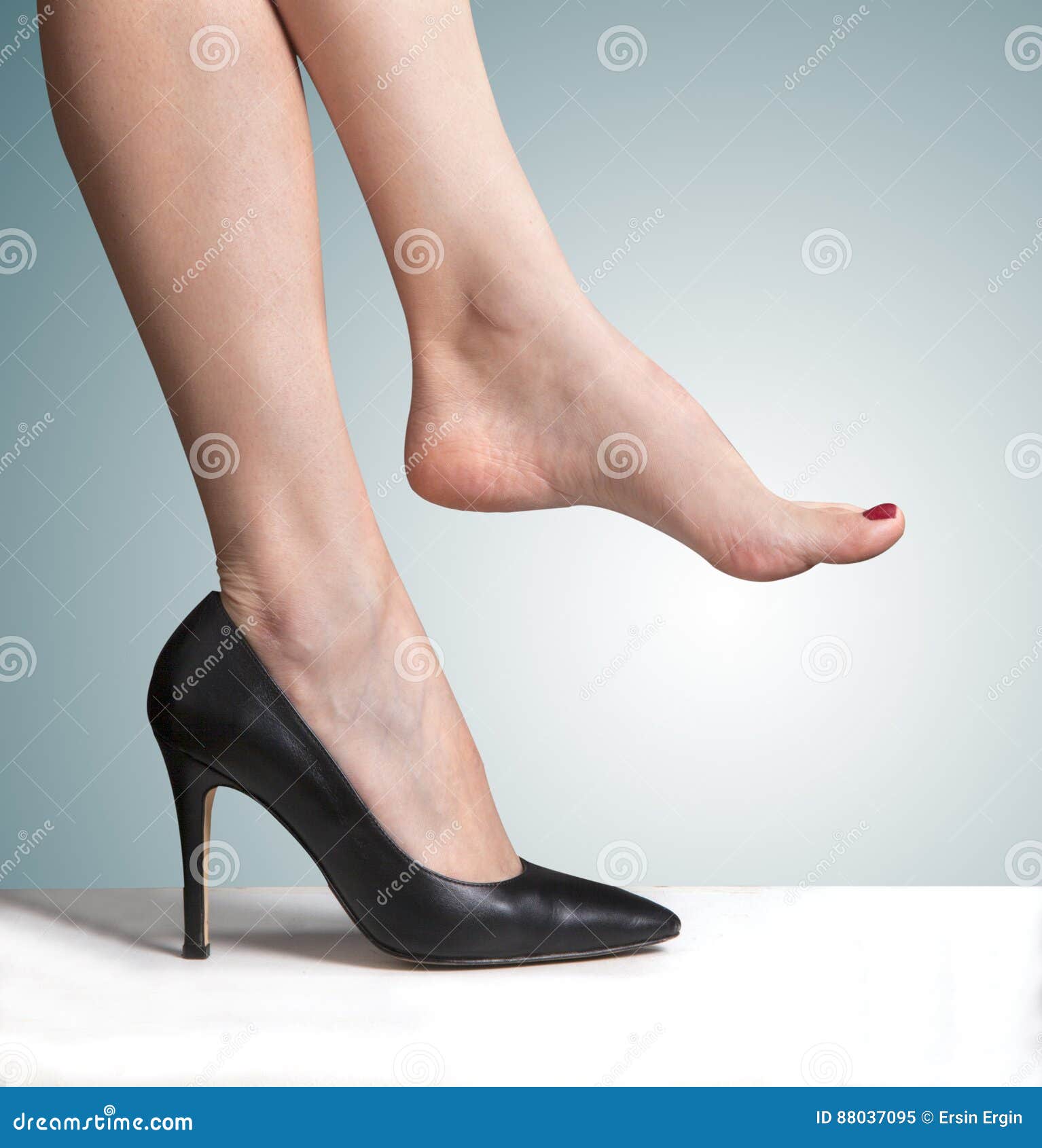 Shoes and bare feet stock image. Image of white, ankle 88037095
