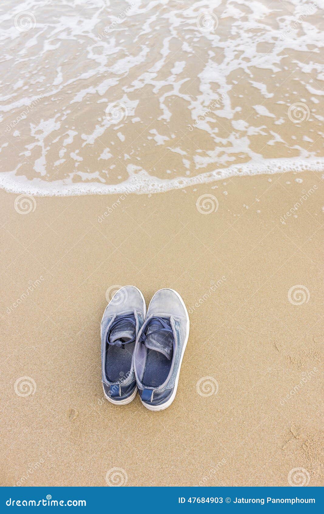 Shoes on the beach stock image. Image of holiday, tropical 47684903