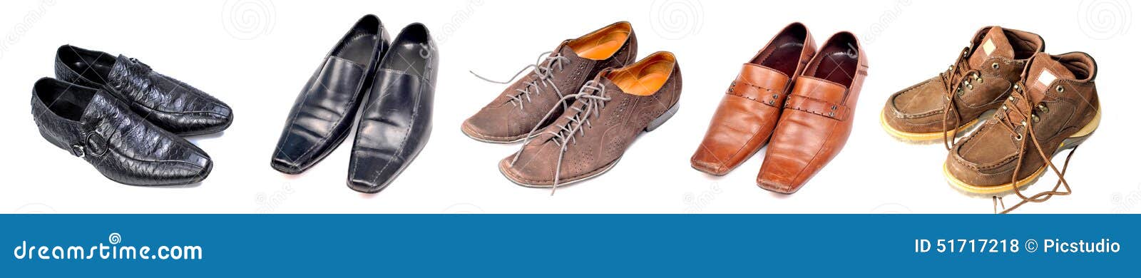 Shoes stock photo. Image of male, branded, leather, laces - 51717218