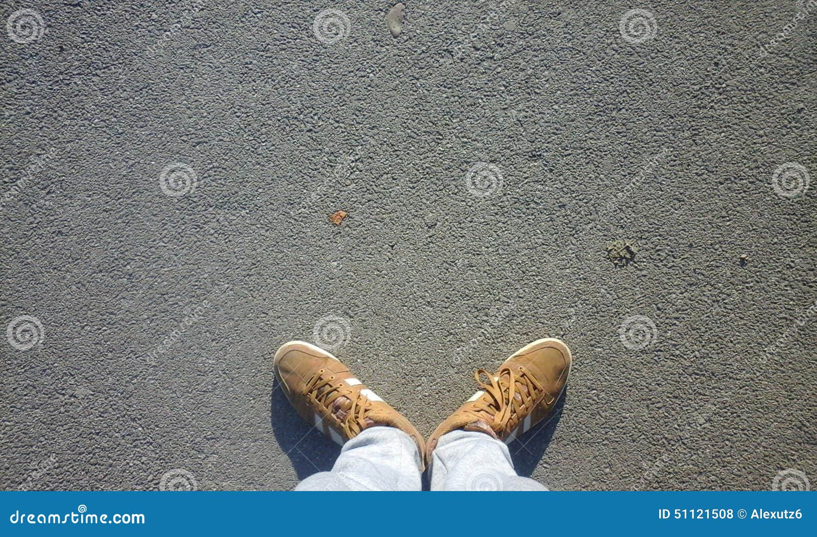 Shoes On The Ground Stock Photo - Image: 51121508