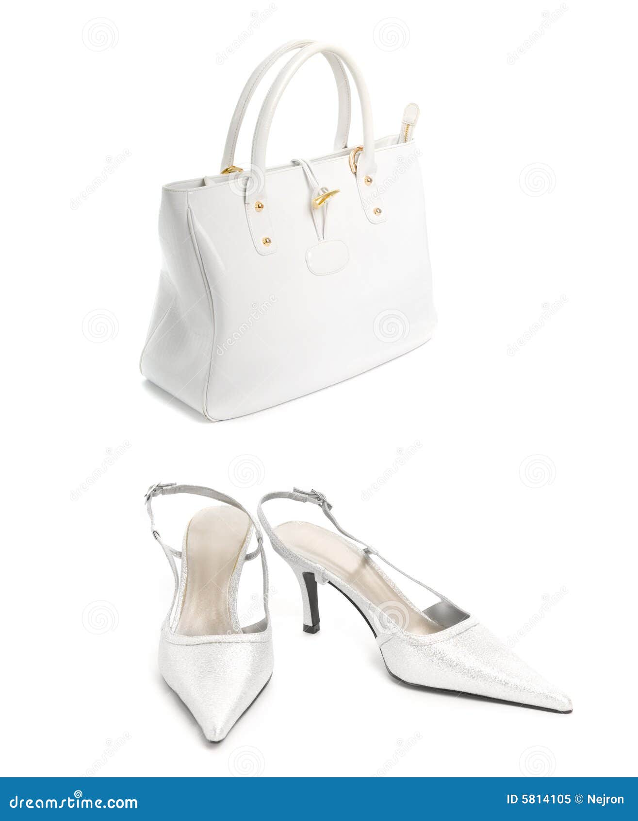 Shoes with handbag stock image. Image of girl, female 5814105