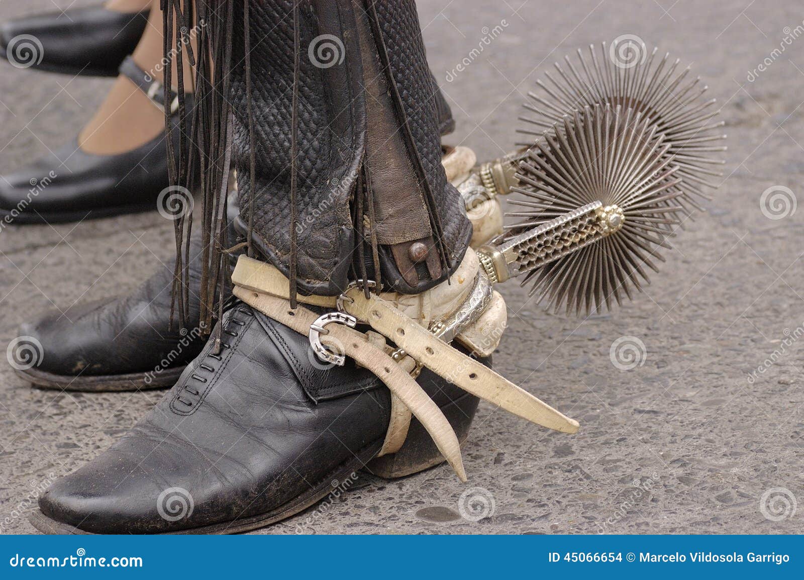 Shoes huaso stock photo. Image of tradition, silver, spurs - 45066654