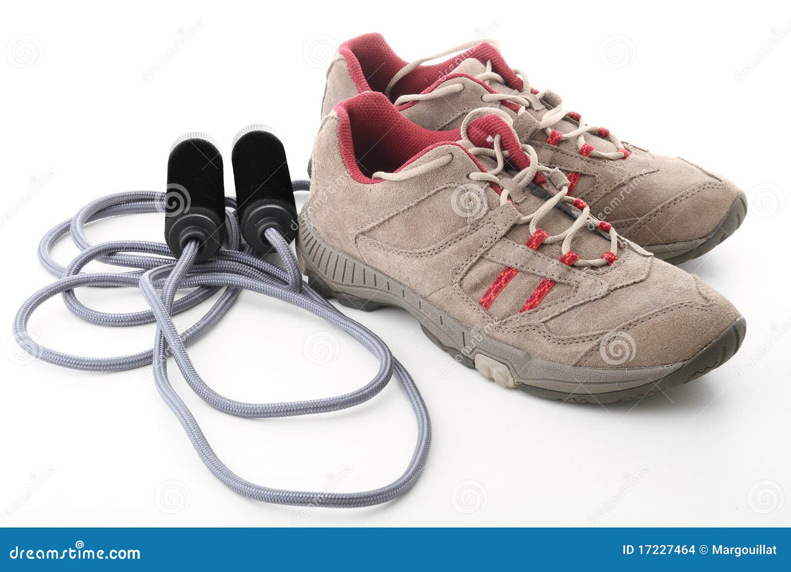 Shoes and jump rope stock photo. Image of exercise, jogging - 17227464