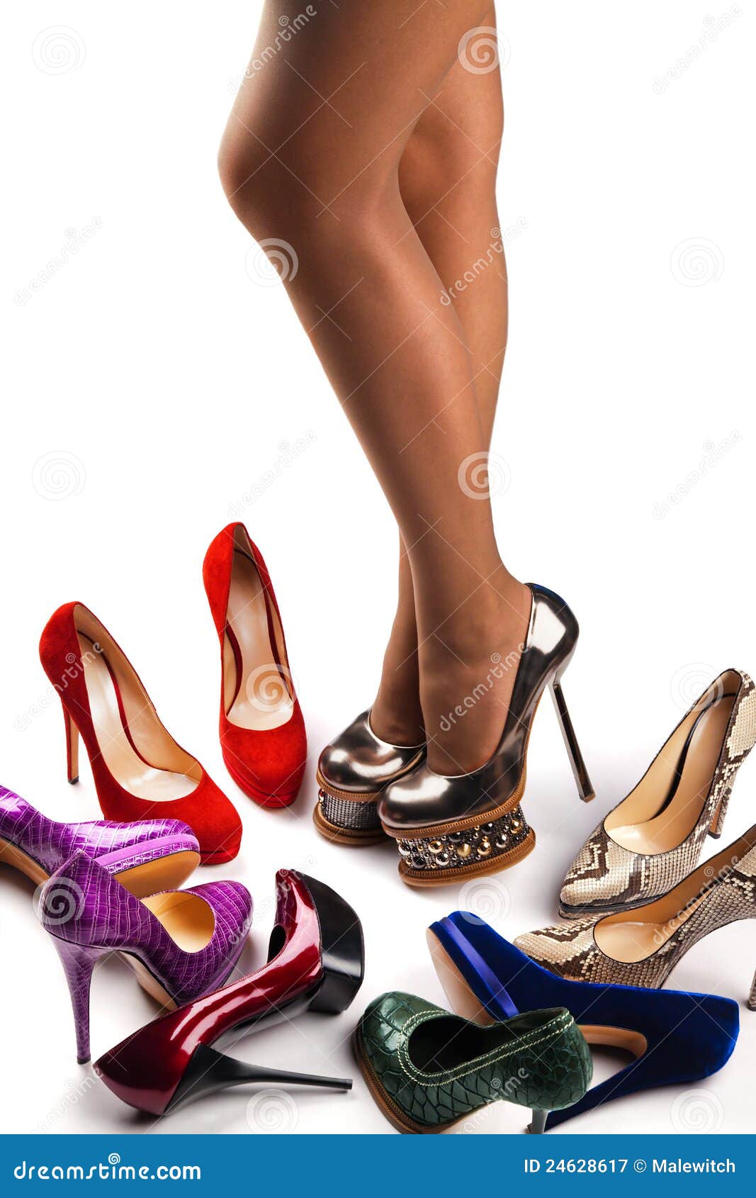 Shoes and legs5 stock image. Image of attractive, high 24628617