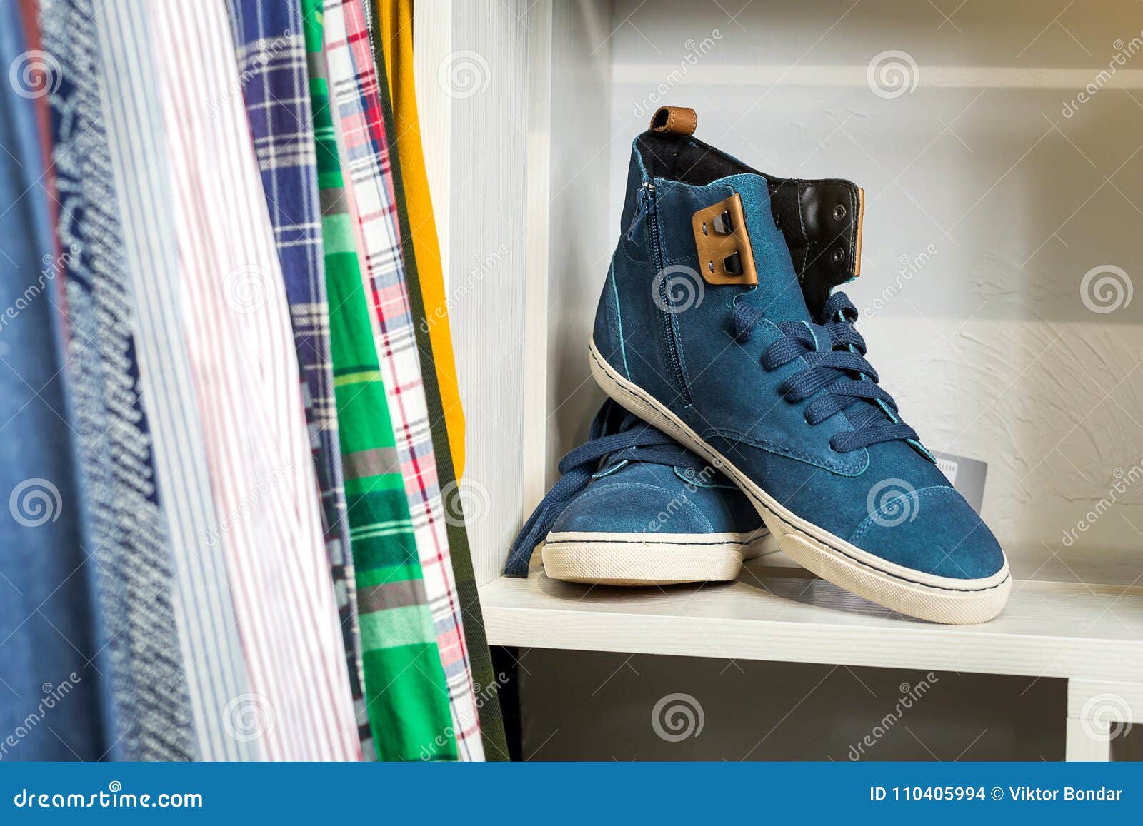 Shoes Lie on a Shelf in a Designer Store Editorial Stock Image Image of design, rack 110405994