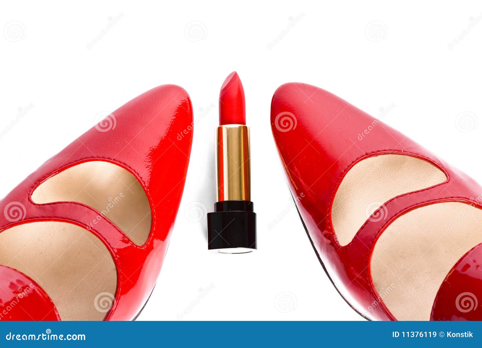 Shoes and lipstick stock image. Image of ladies, accessory 11376119