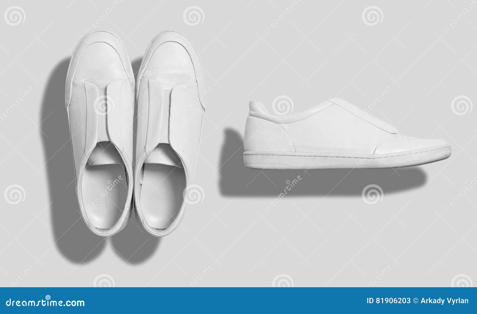 white casual shoes without laces