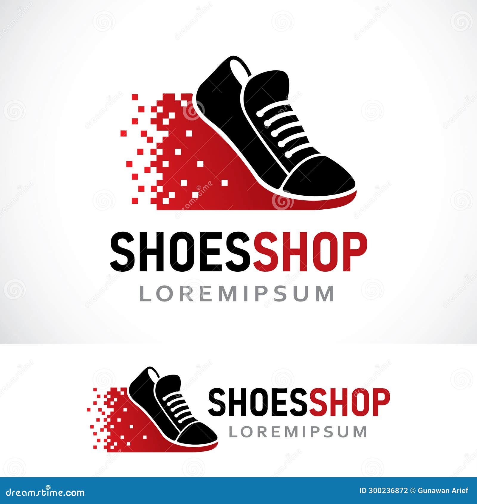 Shoes Shop Logo Design Template Stock Illustration - Illustration of ...