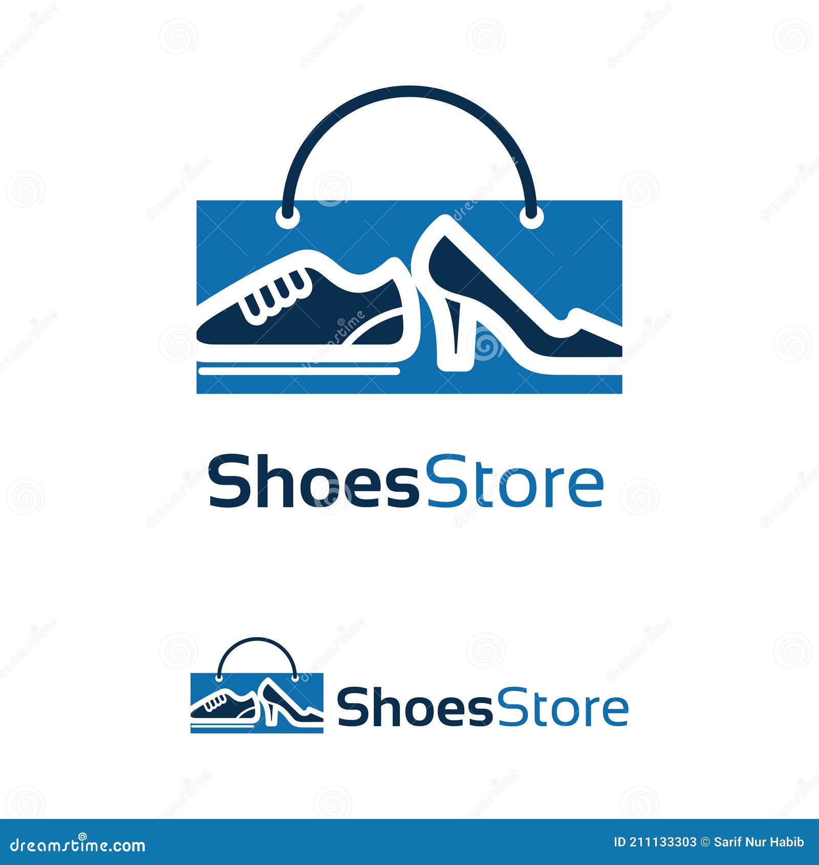 Shoes Shop Logo Design Template Stock Vector - Illustration of ...