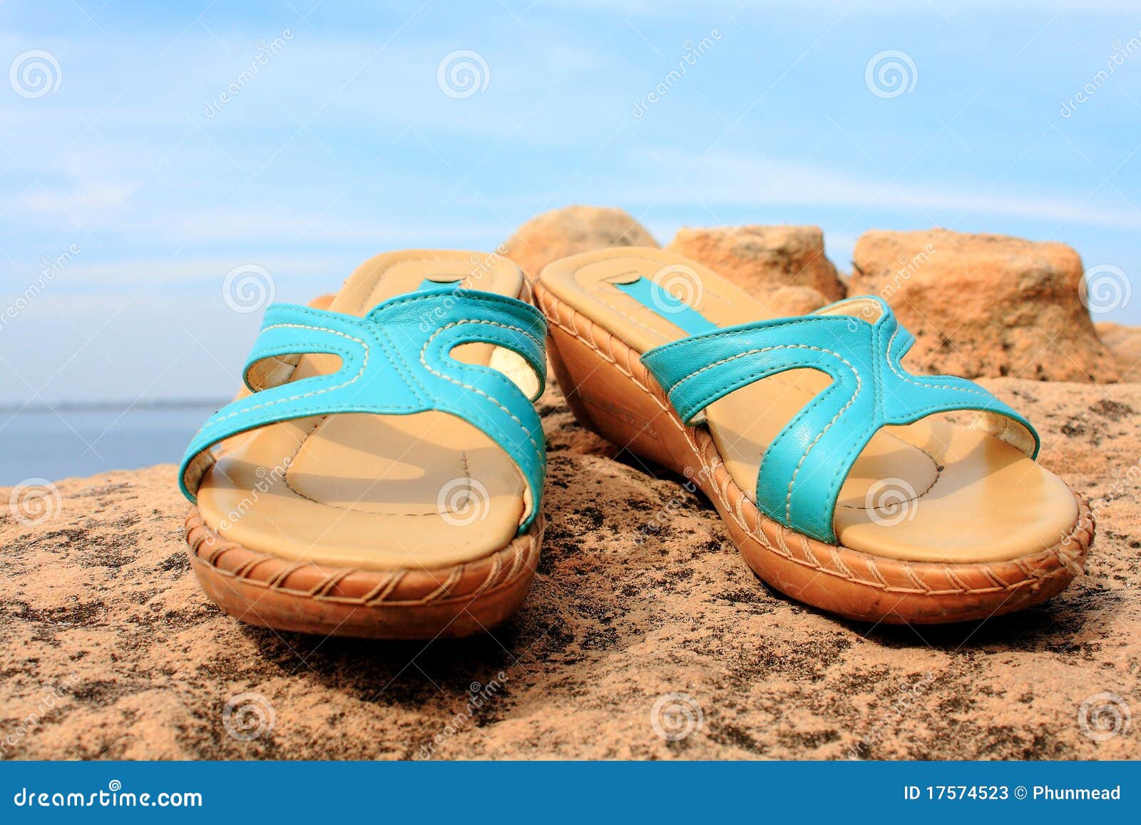 Shoes with the sky.. stock image. Image of outdoor, adult - 17574523