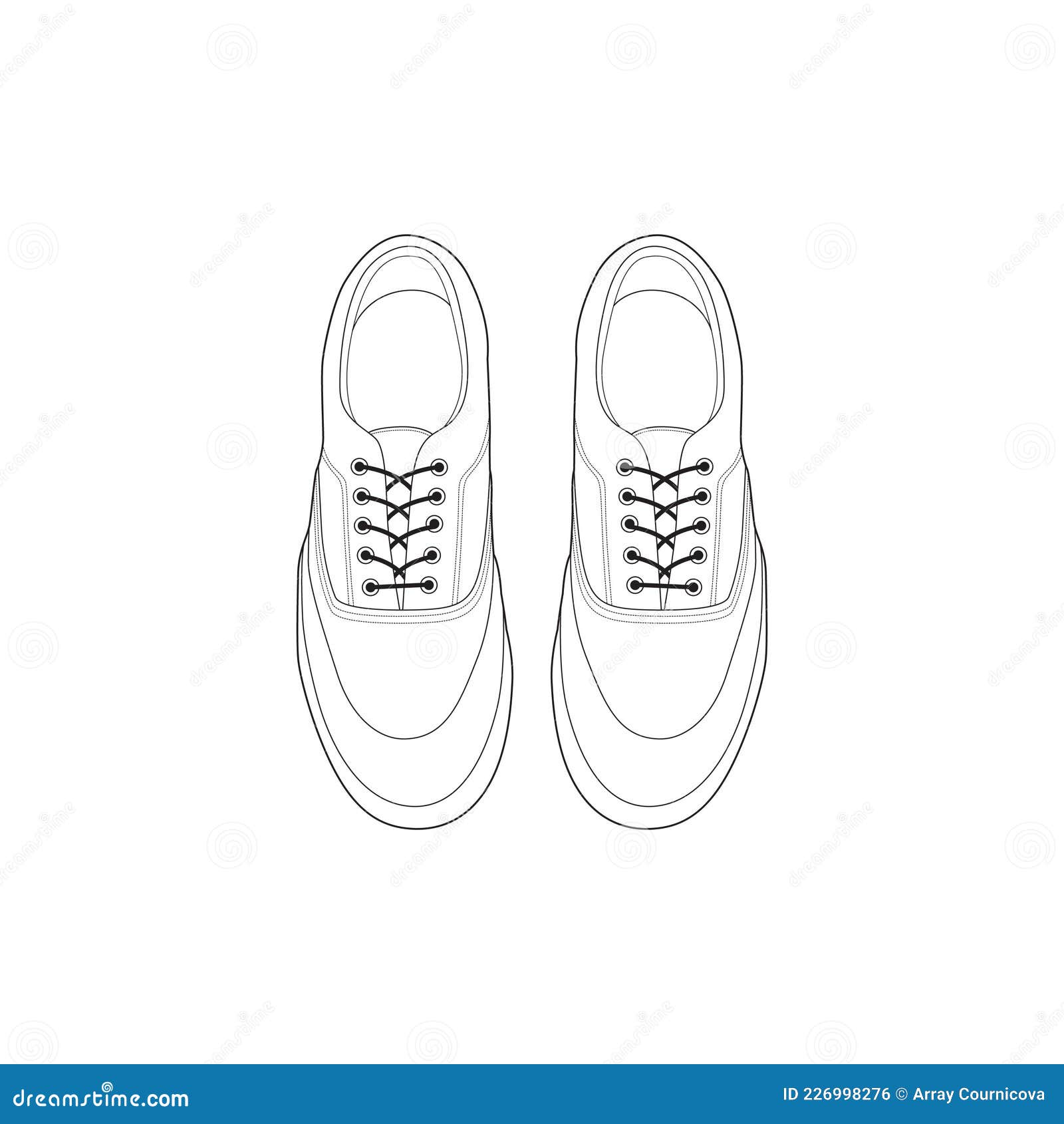 Shoes Sneaker Outline Drawing Vector, Shoes Sneaker in a Sketch Style ...