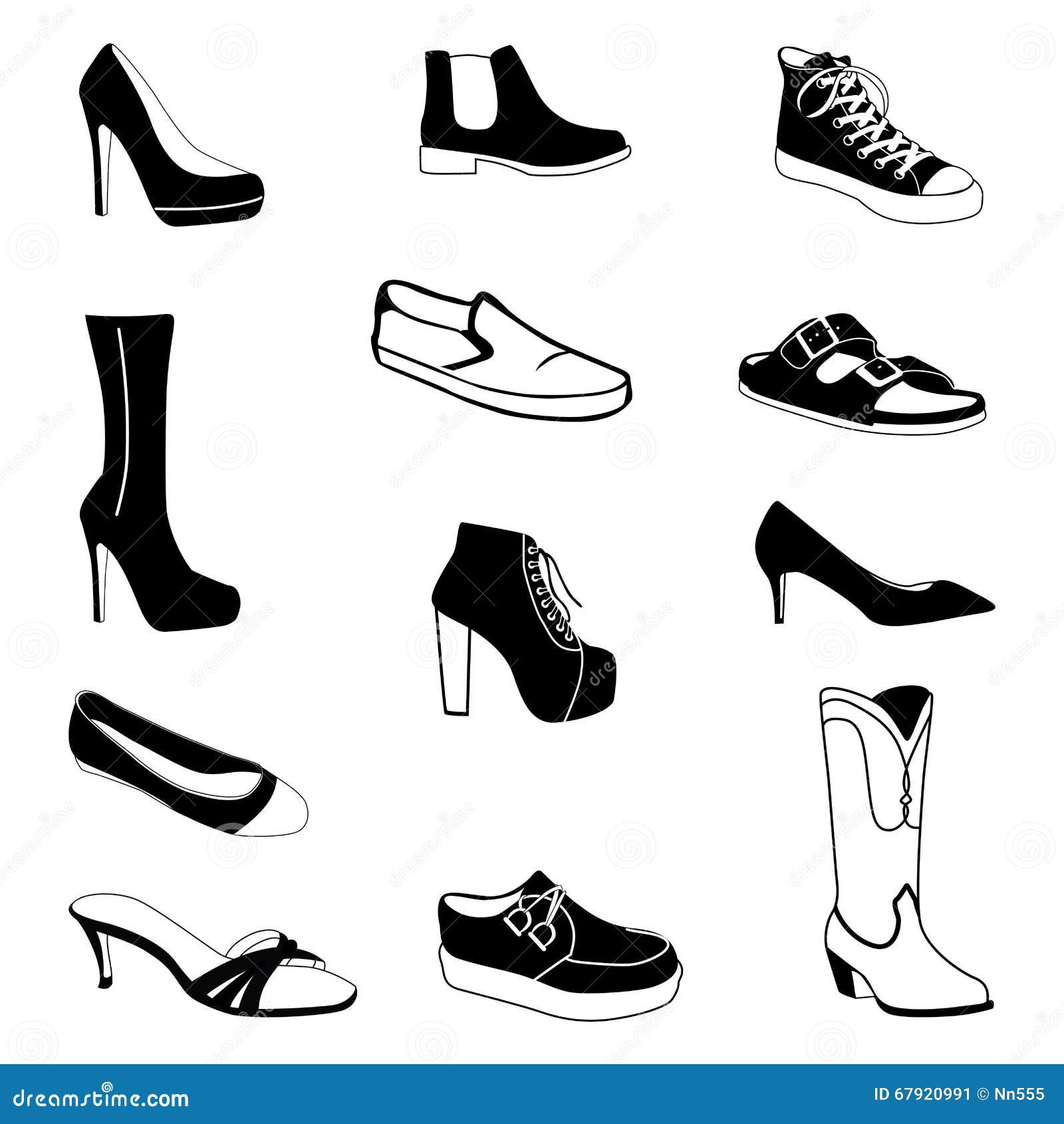 Shoes #2 stock vector. Illustration of element, season - 67920991