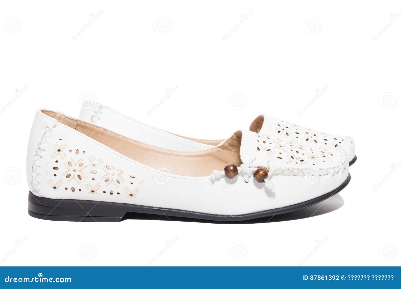 Shoes on a White Background Stock Photo - Image of object, fashion ...