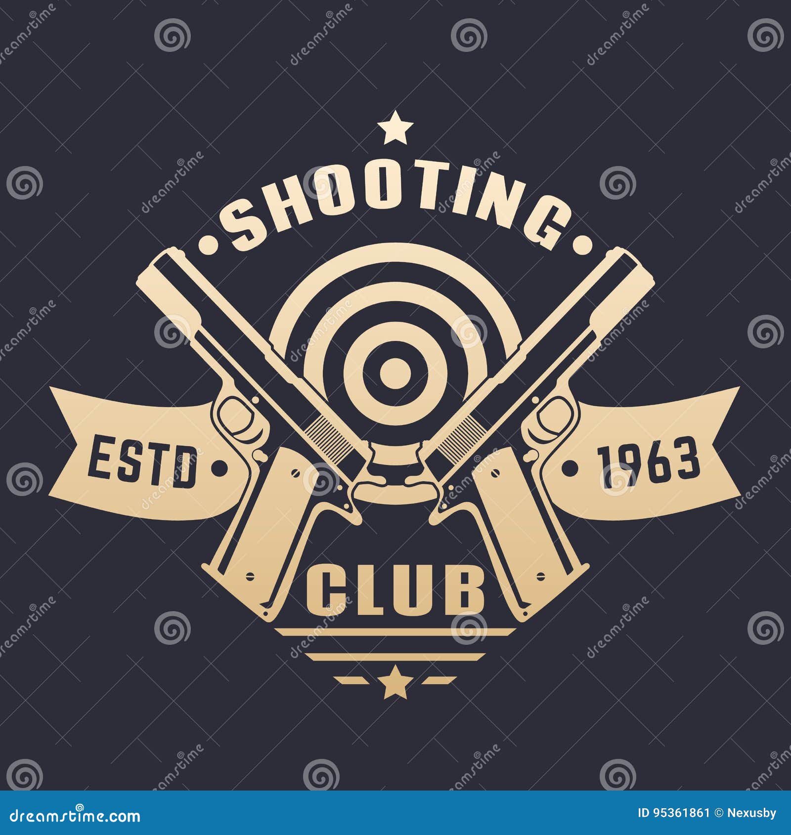 Diana shooting sport logo badge sticker 