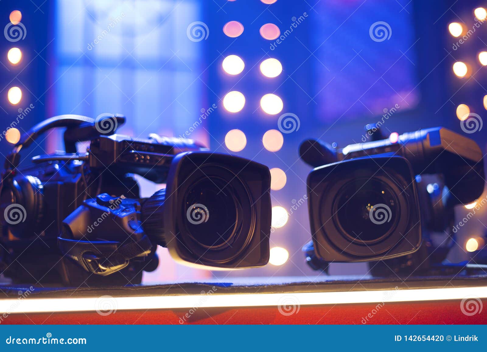Shooting a Concert on Television Stock Photo Image of focus