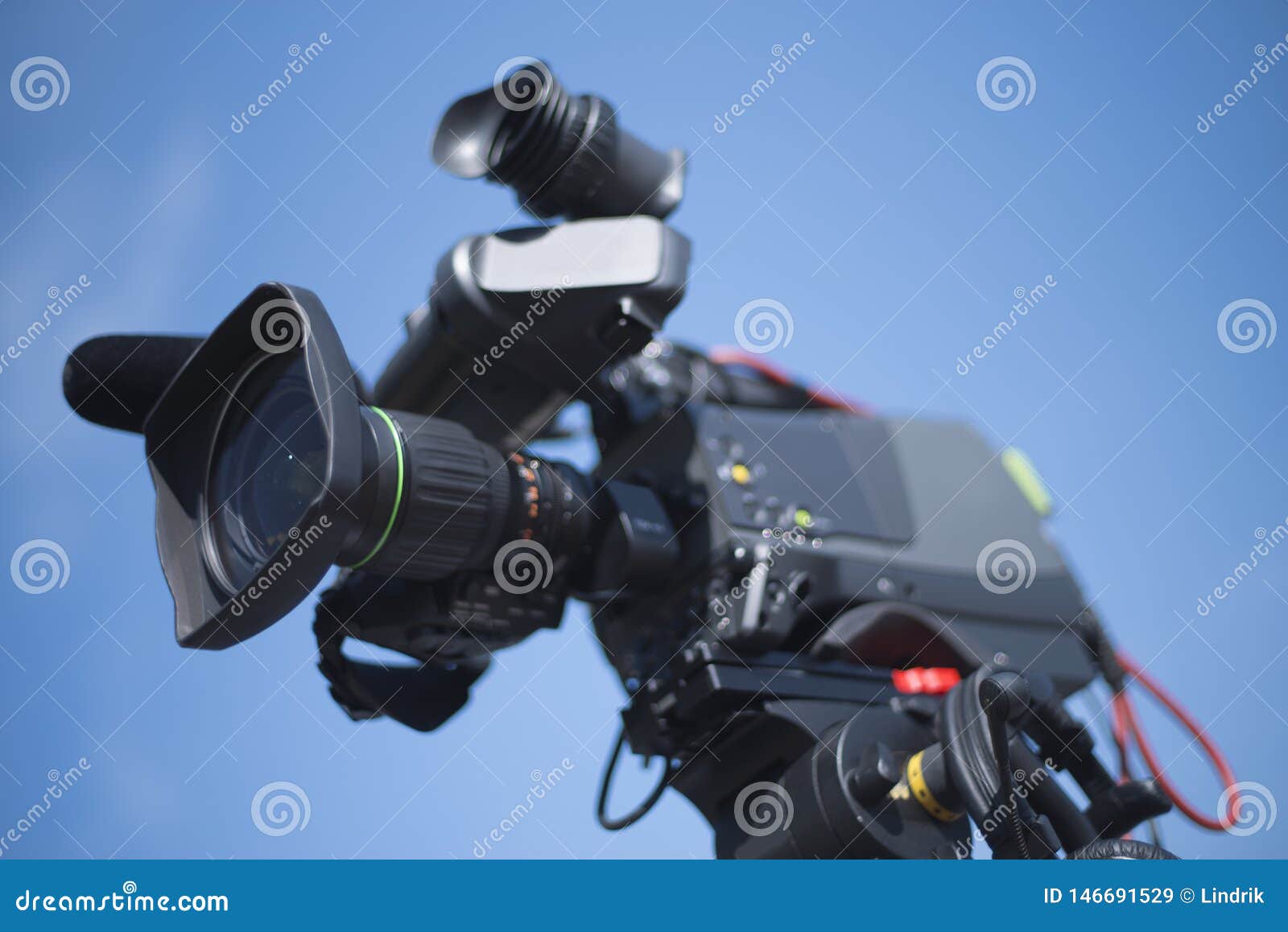 Shooting a Concert on Television Stock Image Image of film
