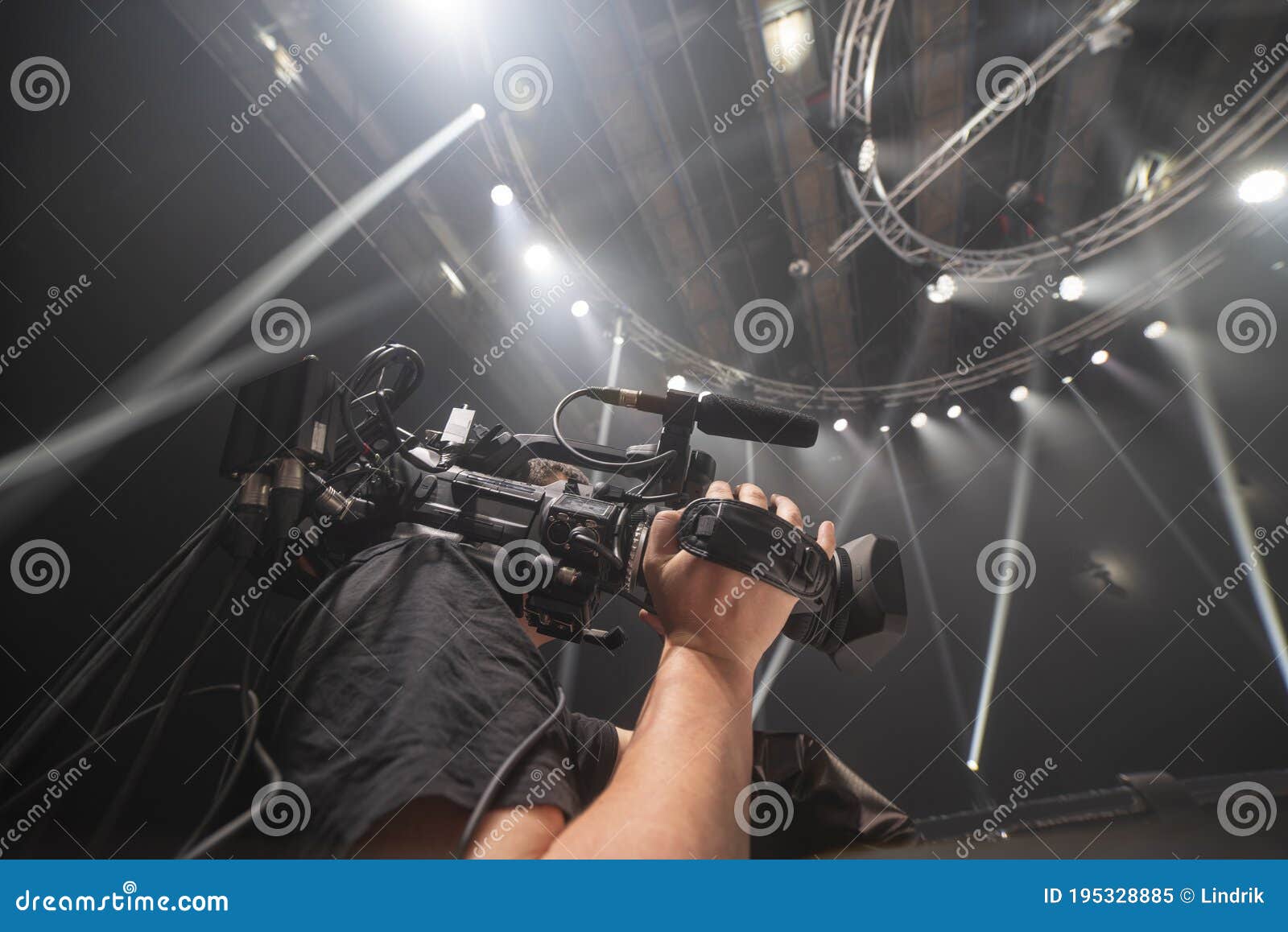 Shooting a Concert on Television Stock Image Image of people, scene