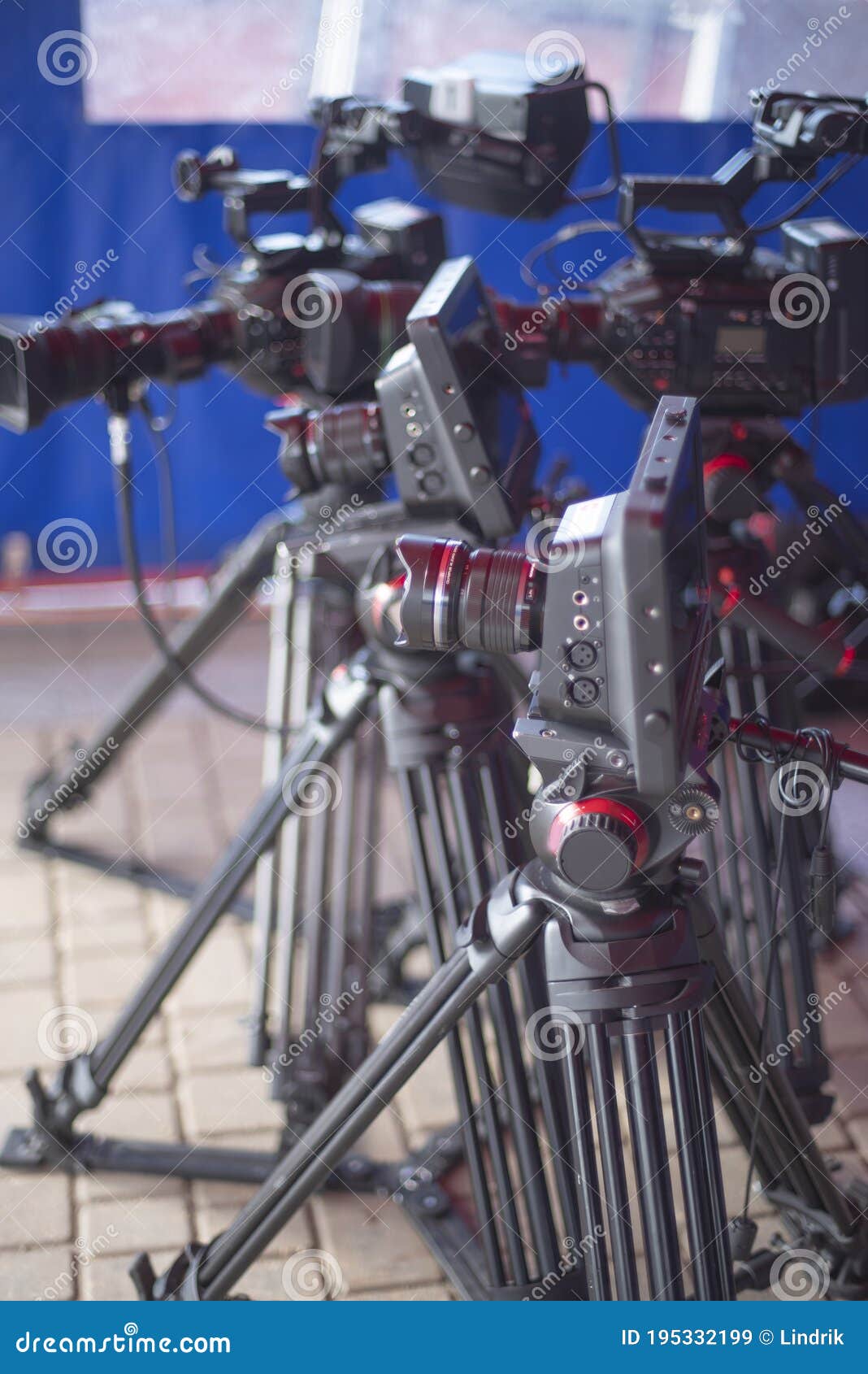 Shooting a Concert on Television Stock Image Image of digital, studio