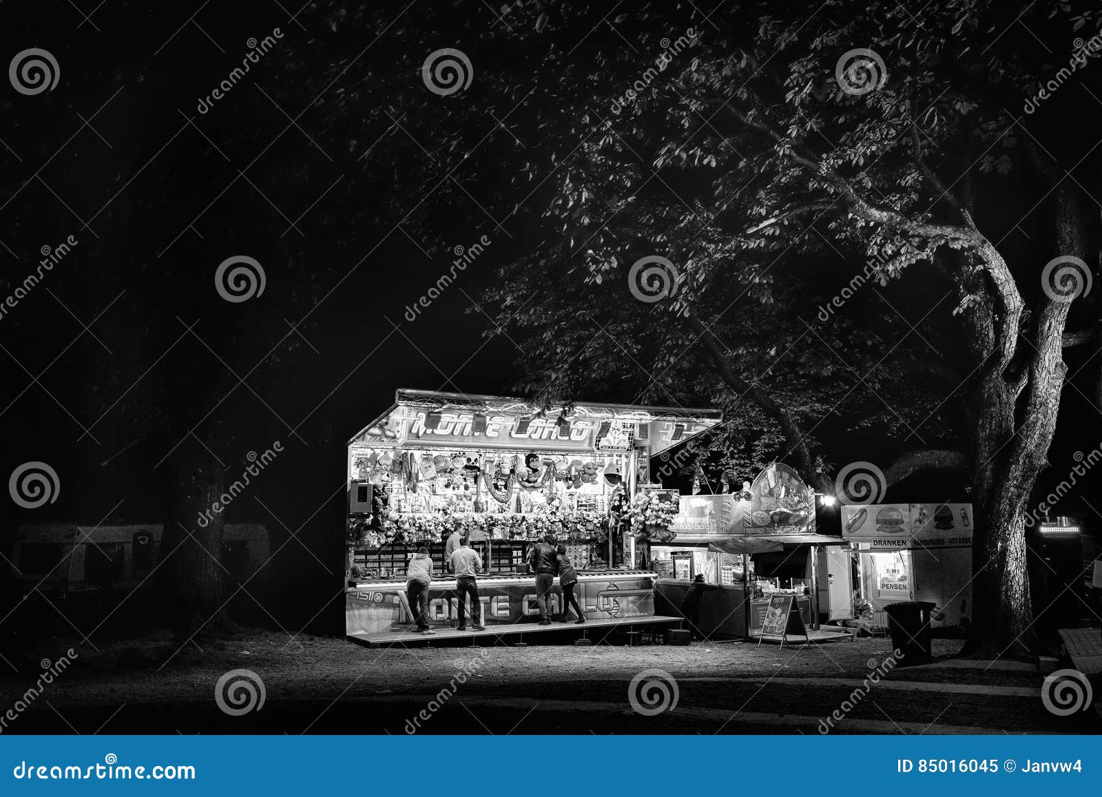 Shooting Gallery in the Park Editorial Image Image of dark, people