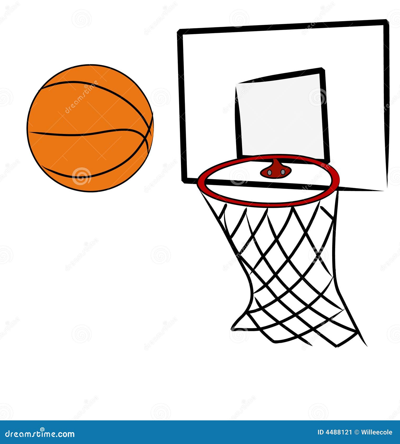 Shooting Hoops Stock Image - Image: 4488121