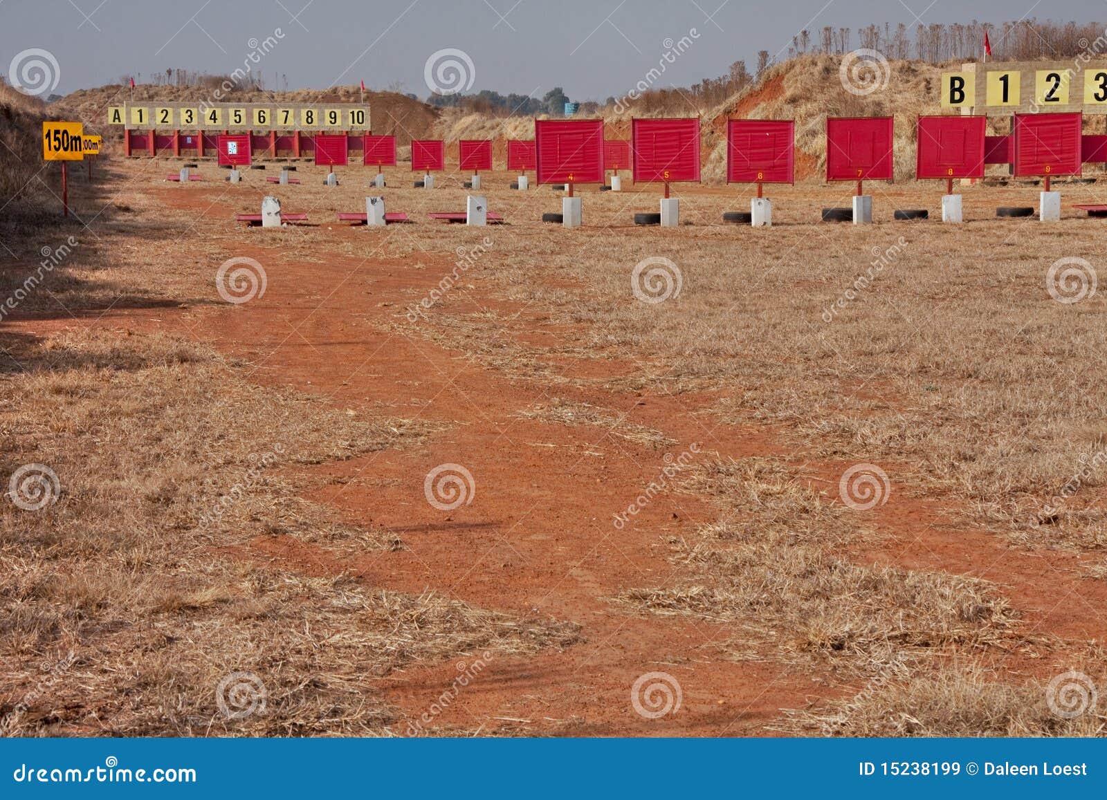 Shooting range outdoor stock image. Image of range, hobby 15238199