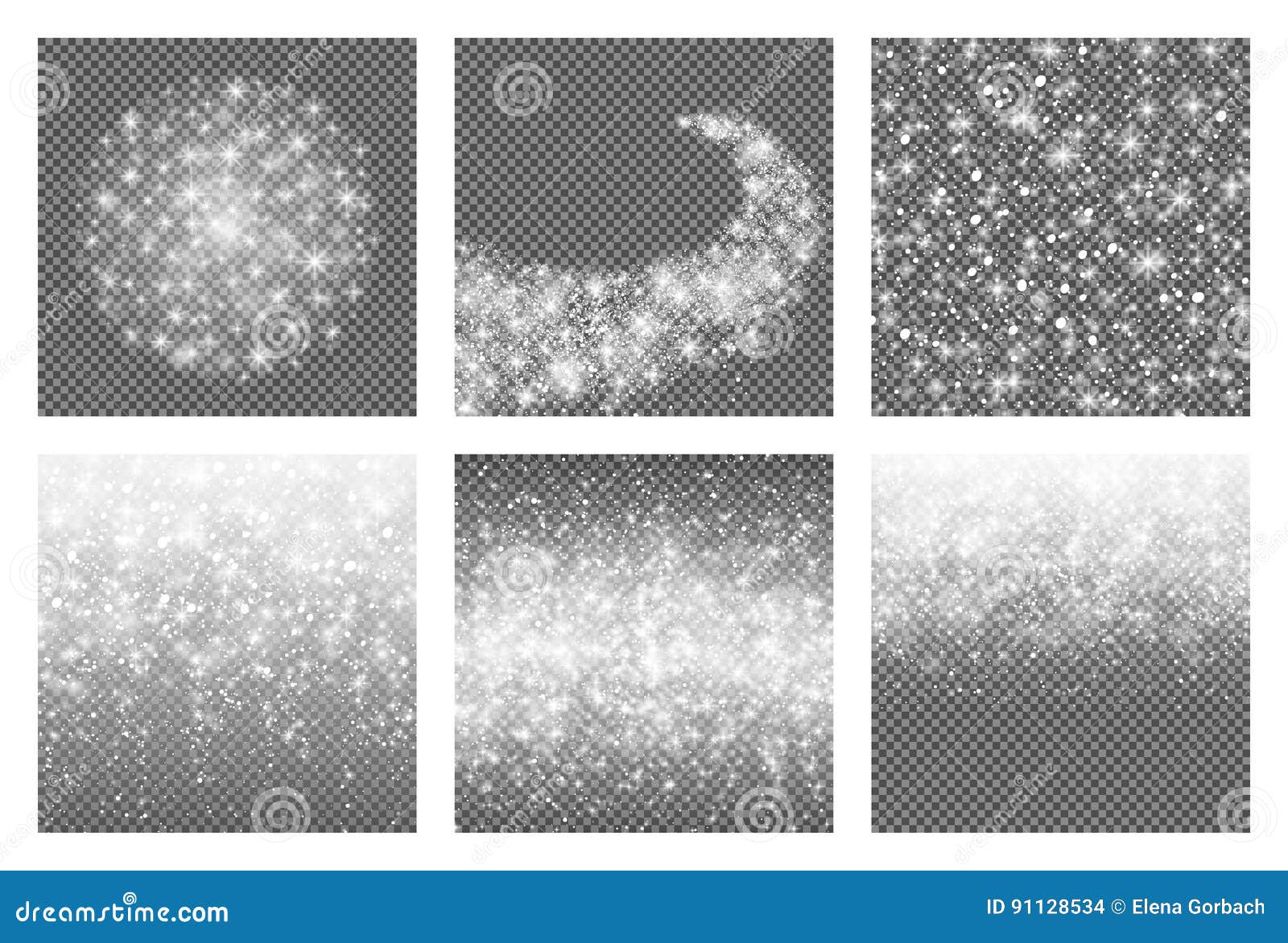 shooting shining star with elegant trail - meteoroid, comet, asteroid, stars. abstract star burst. falling snowflakes