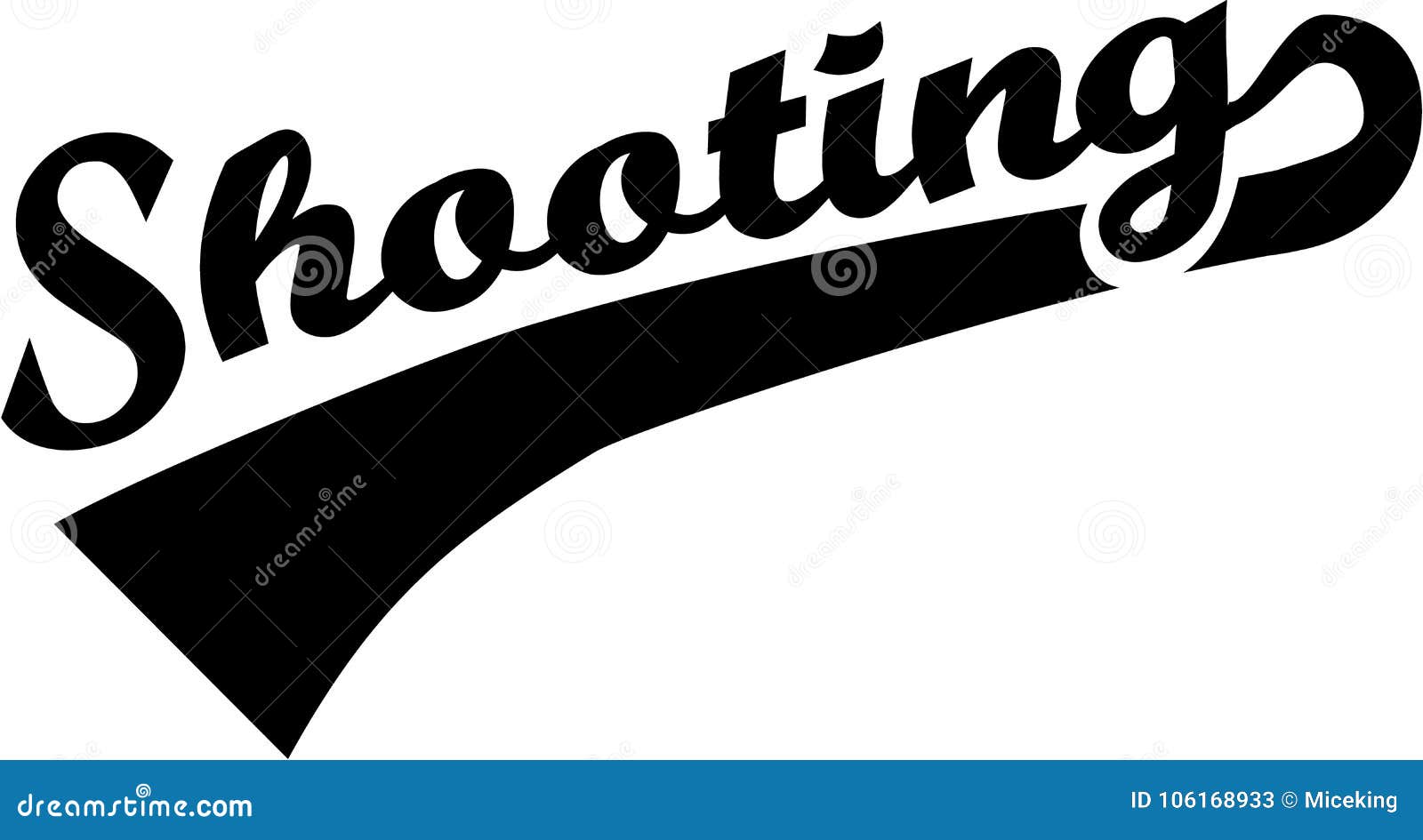 Shooting Word stock vector. Illustration of lable, hunting 106168933