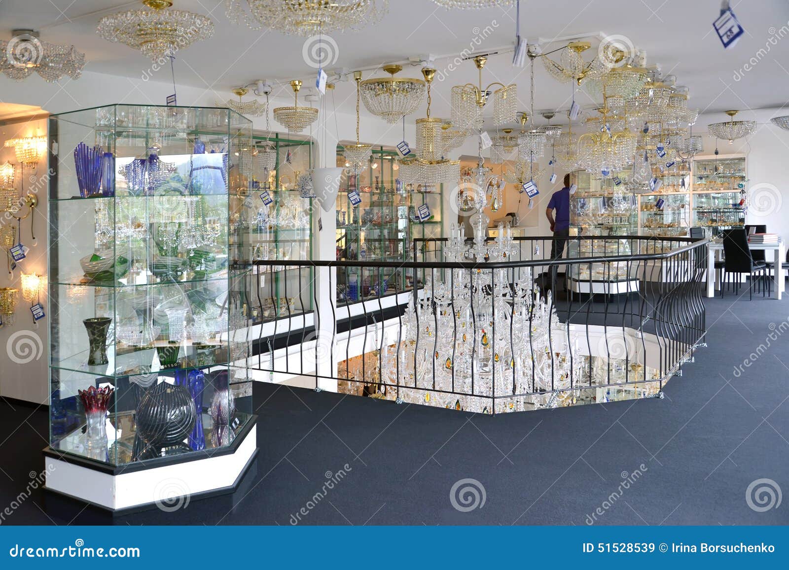 Shop of the Czech Crystal in Karlovy Vary Editorial Stock Image Image