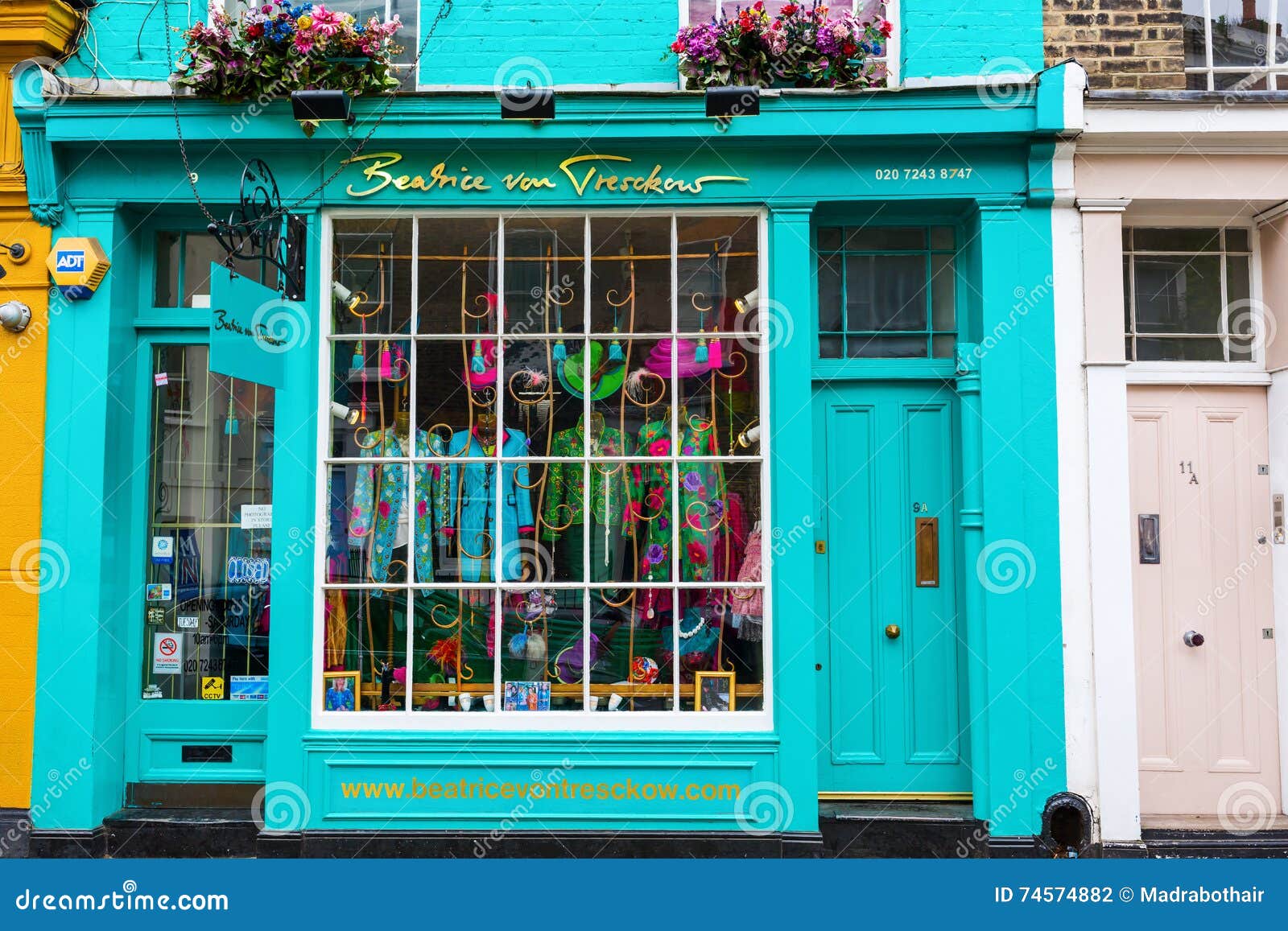 Shop with Exotic Fashion at Portobello Road, London, UK Editorial ...