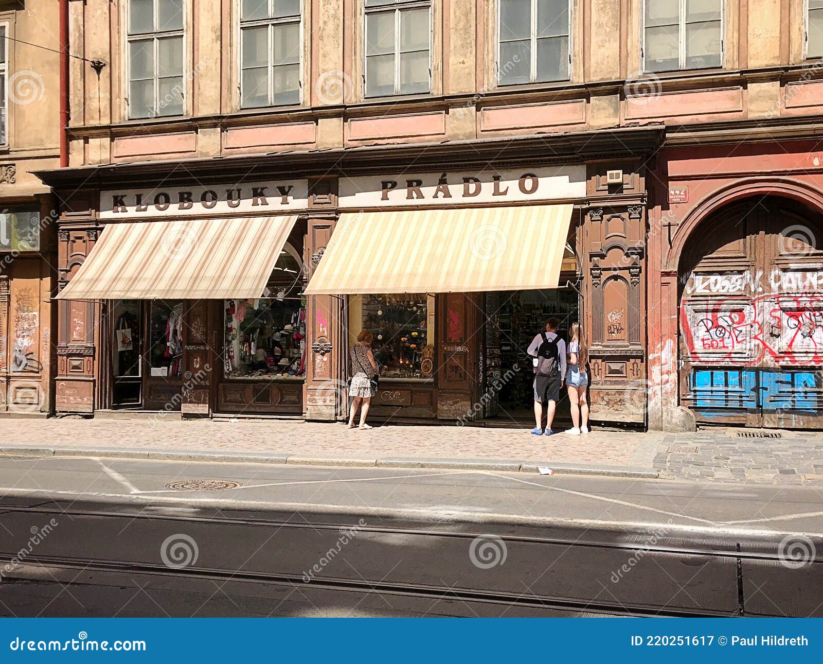 Shop Front in Prague Old Town Editorial Photography Image of store