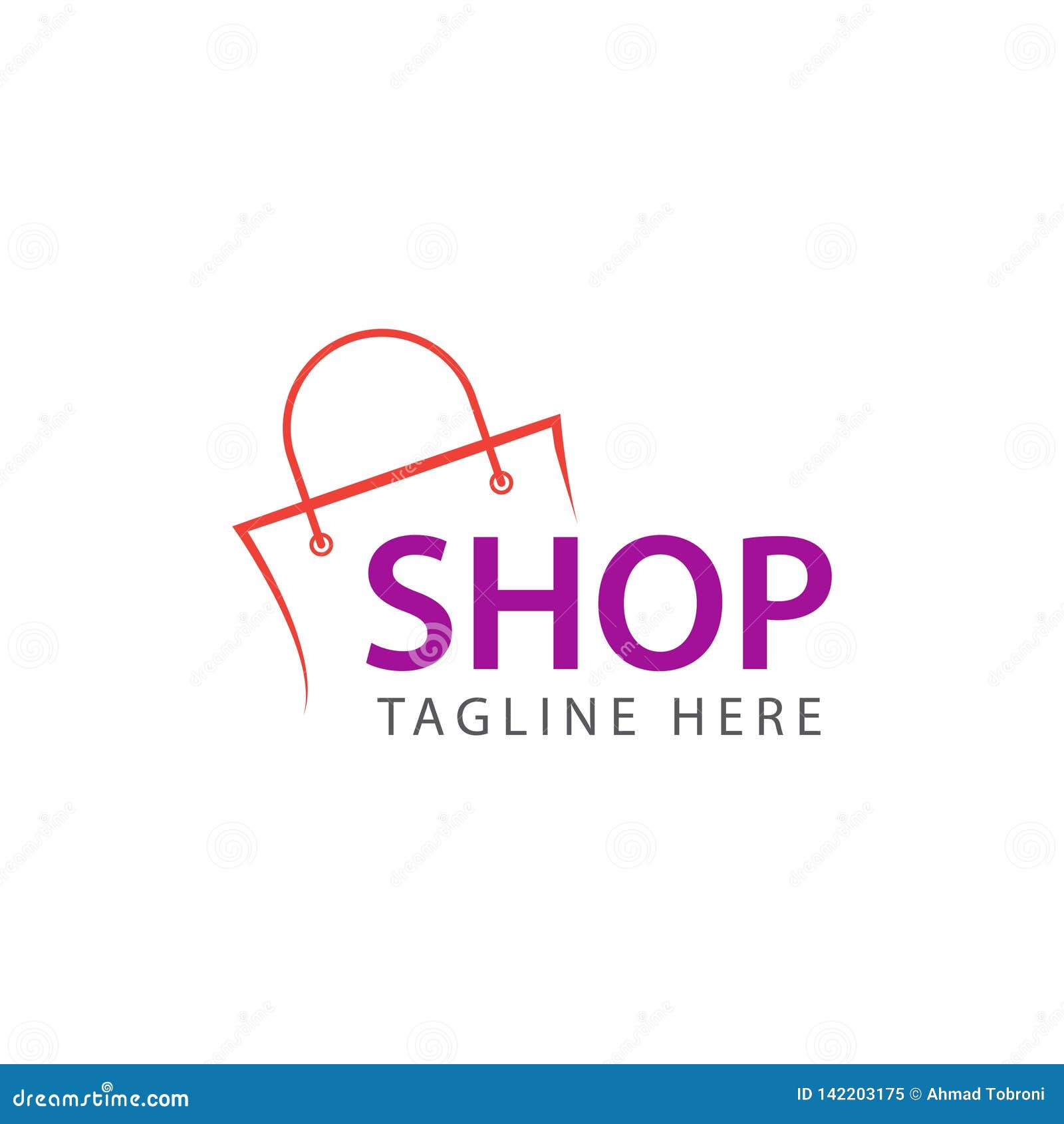 Shop Logo Vector Template Design Illustration Stock Vector ...