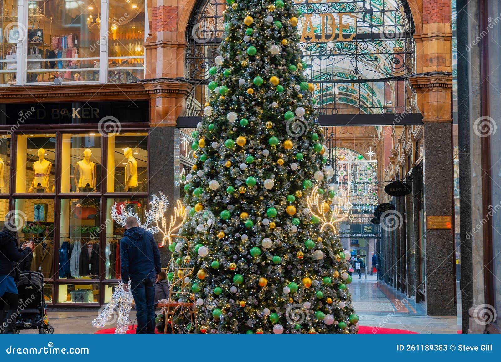 Enchanting Victorian Christmas Tree Bedecked with Baubles and ...