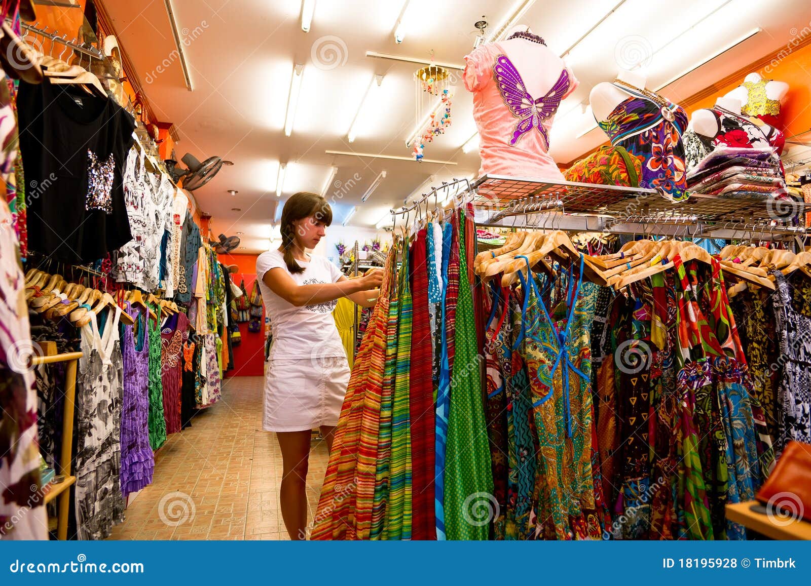 Shopping stock photo. Image of retail, garment, hanger - 18195928