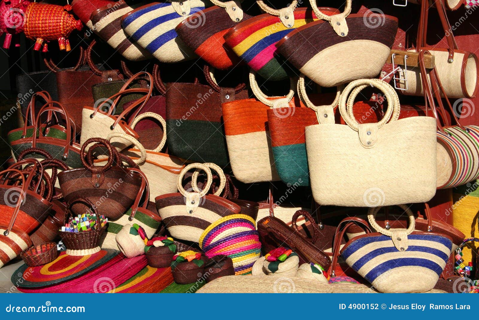 handicrafts of the city of taxco, in guerrero, mexico.