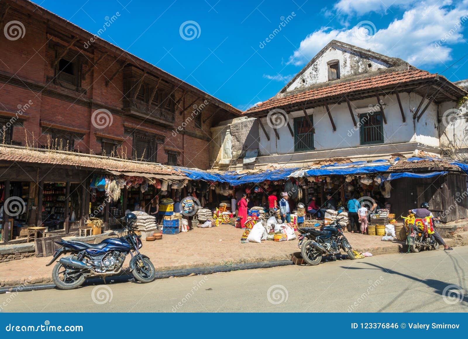Shopping Arcade 13 April 2018 Kathmandu, Nepal. Editorial Photo - Image