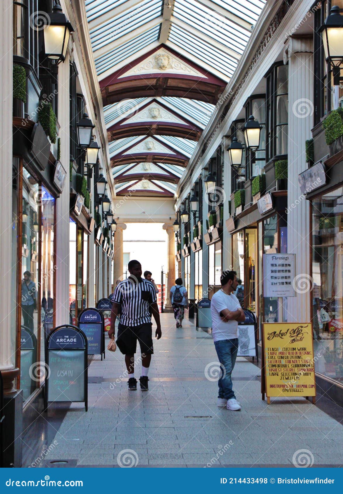 The Shopping Arcade, Bristol, UK Editorial Stock Photo Image of fully