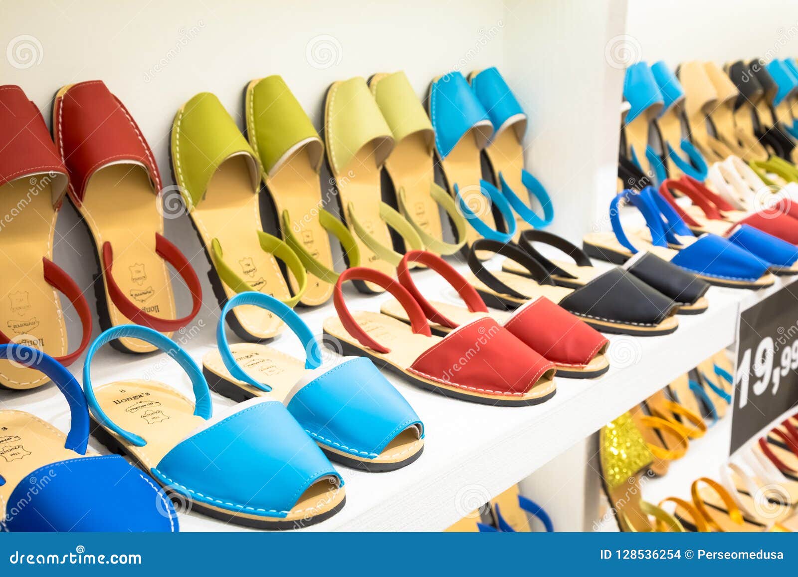 Shopping for Avarca Menorca Sandals Editorial Stock Image - Image of ...