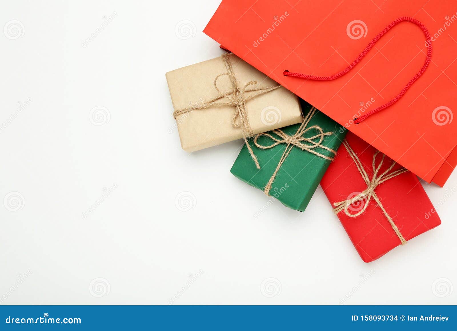 Shopping Bag with Gift Boxes Stock Photo Image of customer, package 158093734