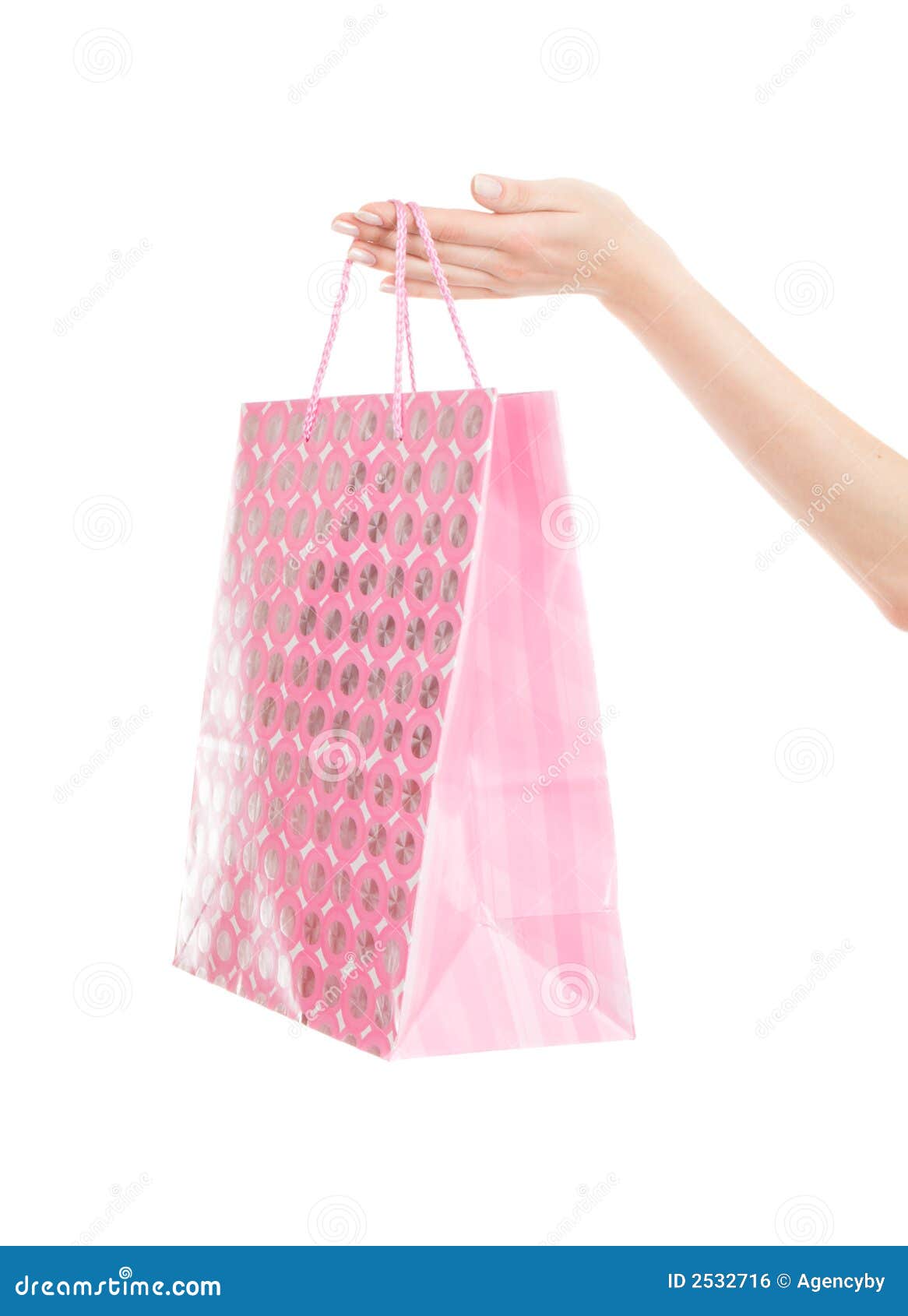 Shopping bag in hand stock photo. Image of sales, females 2532716