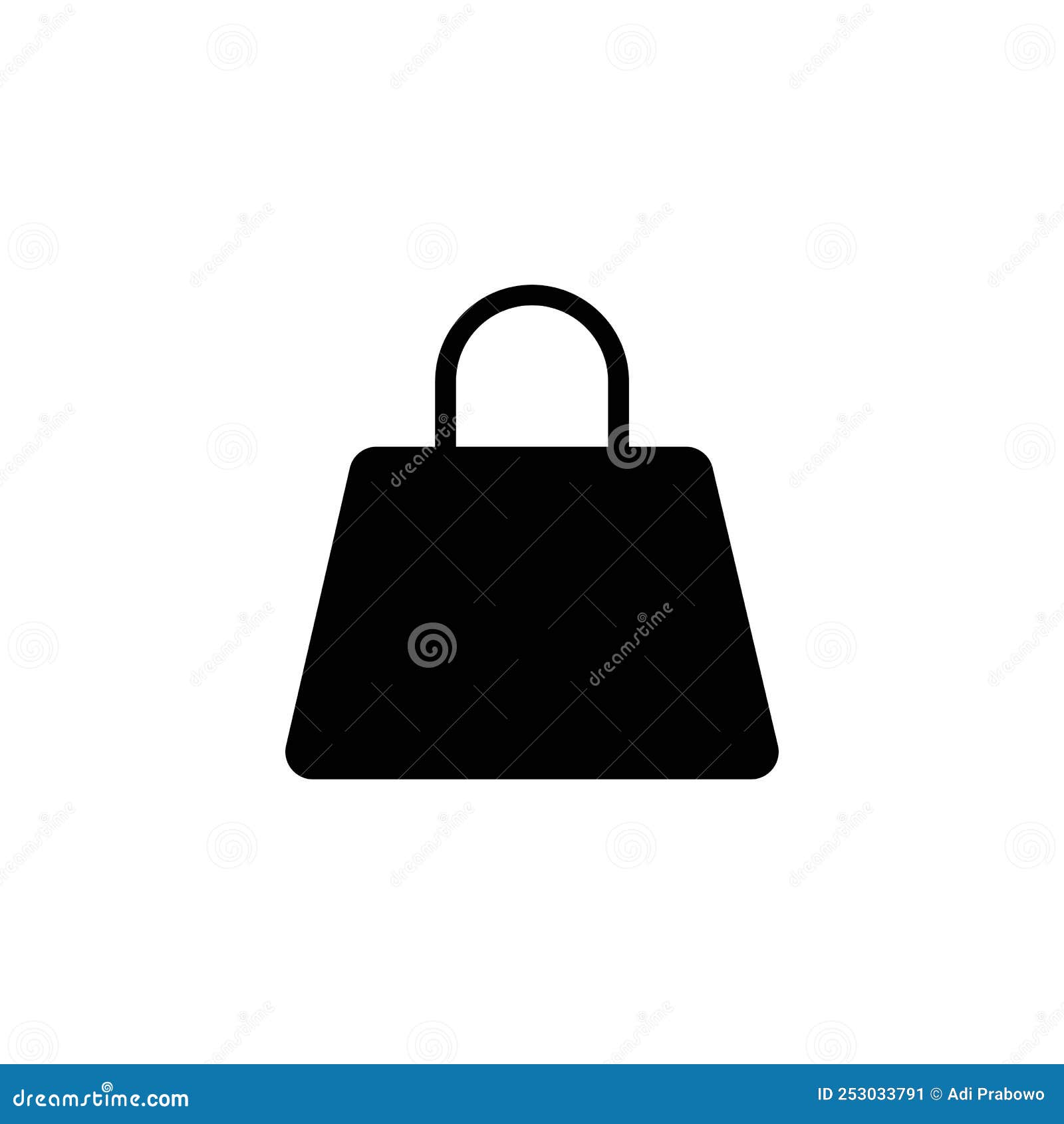 Shopping Bag Icon Logo Vector Design Stock Vector Illustration of