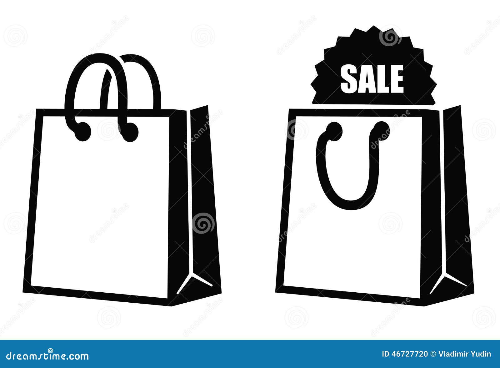 shopping bag clipart vector - photo #36