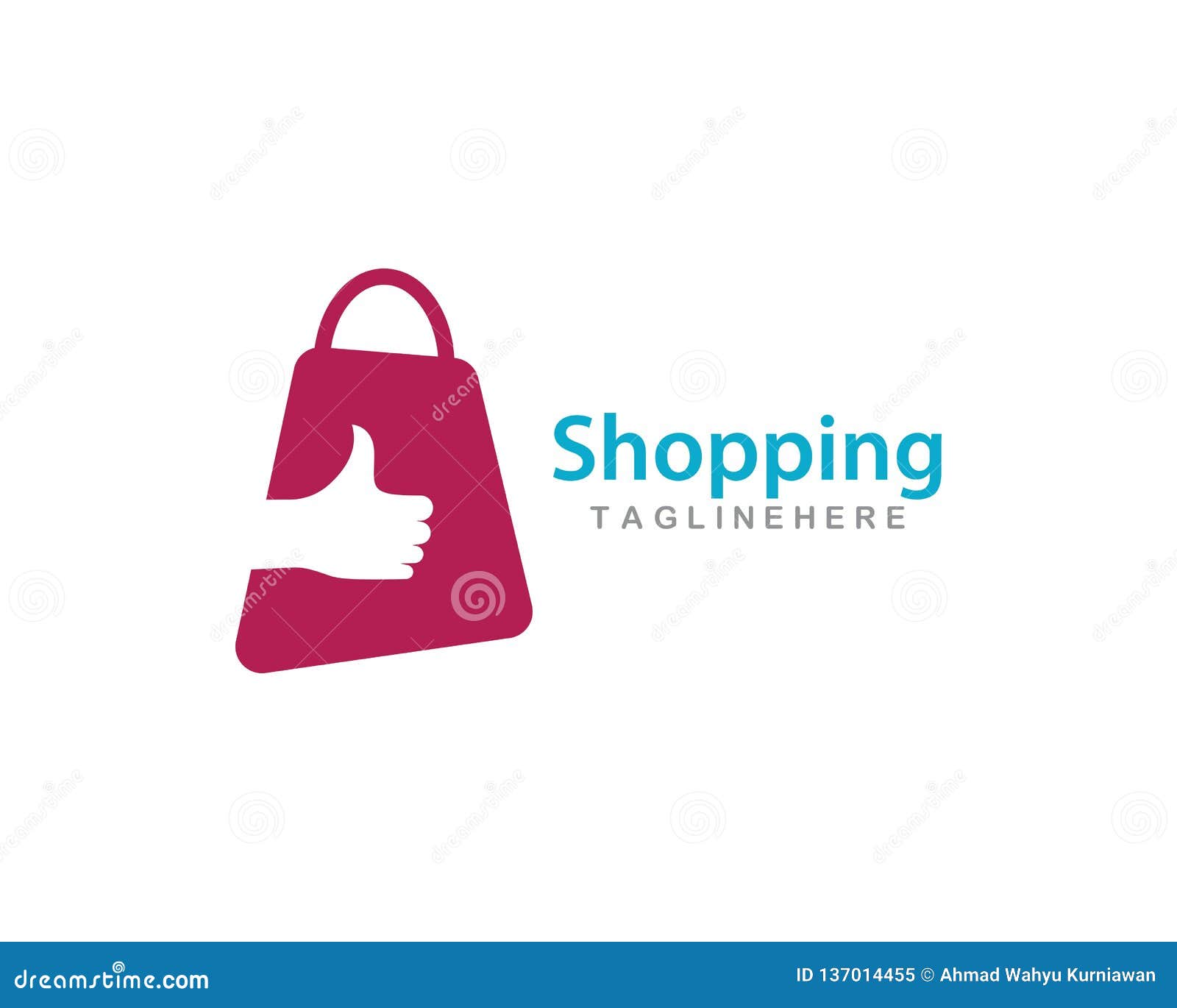 Shopping bag logo vector stock vector. Illustration of supermarket