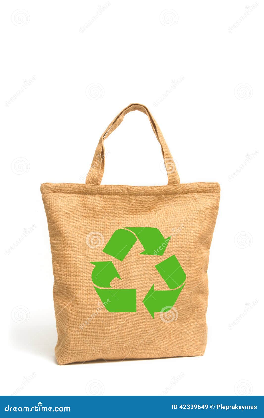 Shopping Bag Made Out of Recycled Sack Cloth Stock Image - Image of ...