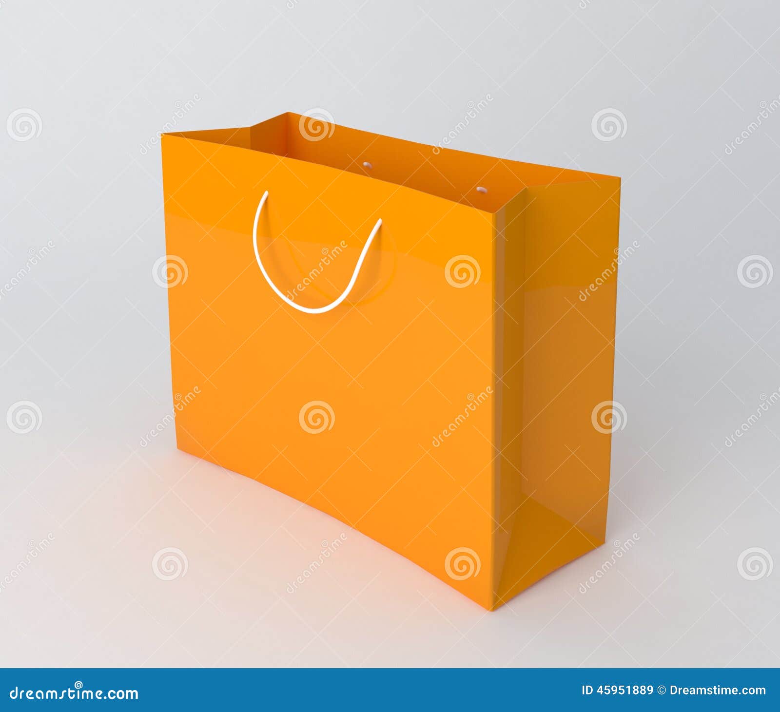 Premium Photo  Paper shopping bag with persent symbol 3d render
