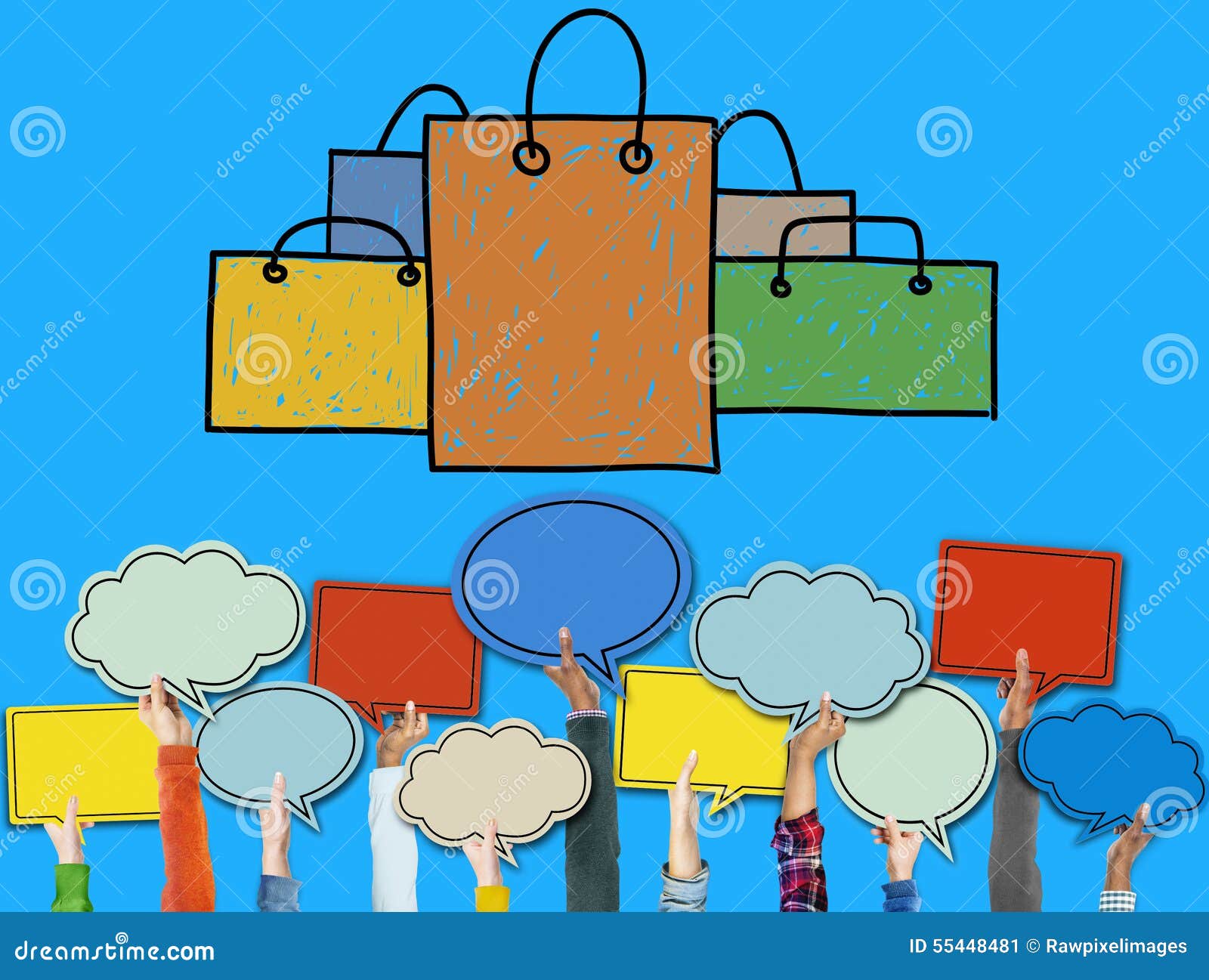 shopping bag sale capitalism shopaholic concept