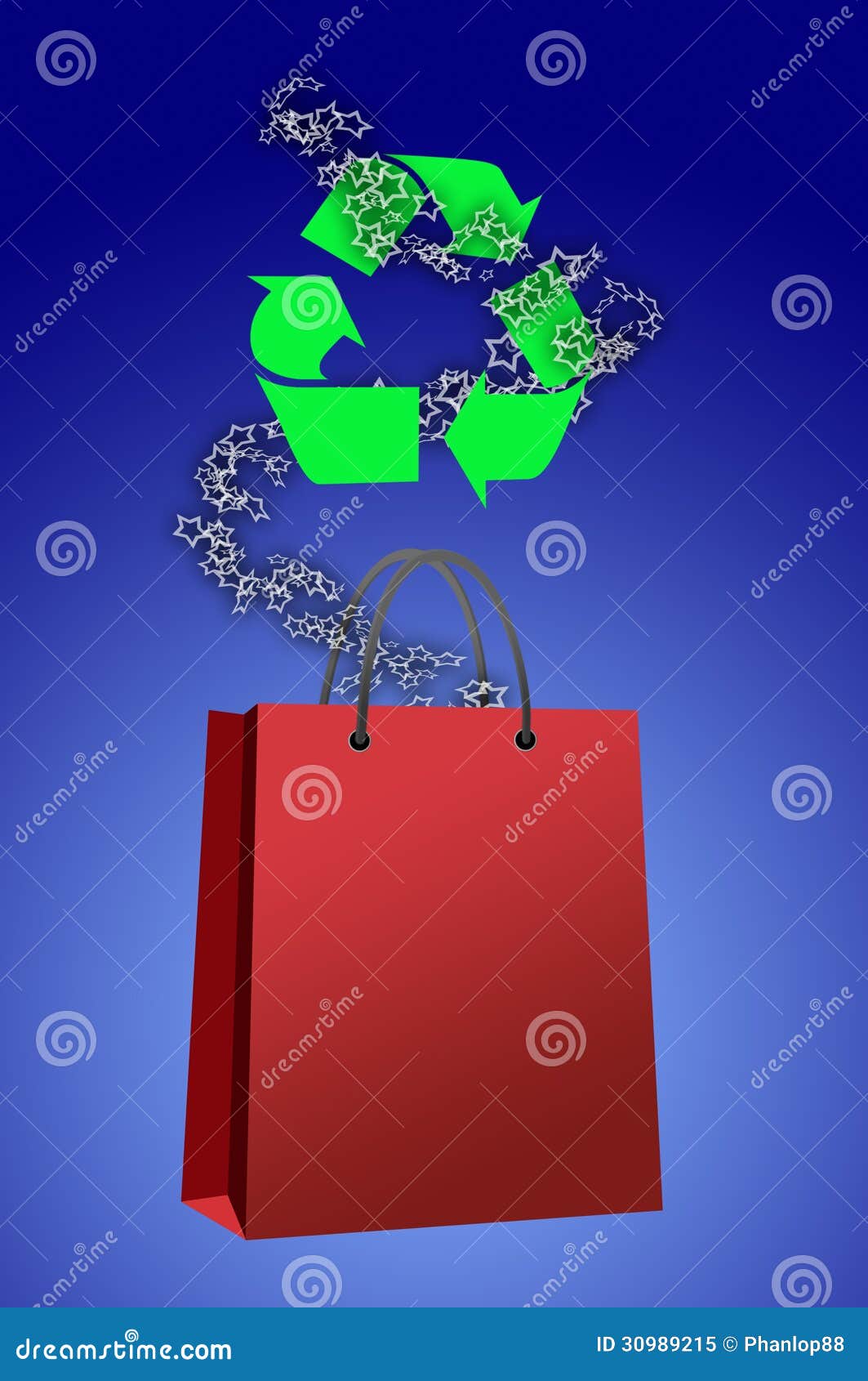 Shopping bag and world stock illustration. Illustration of buying