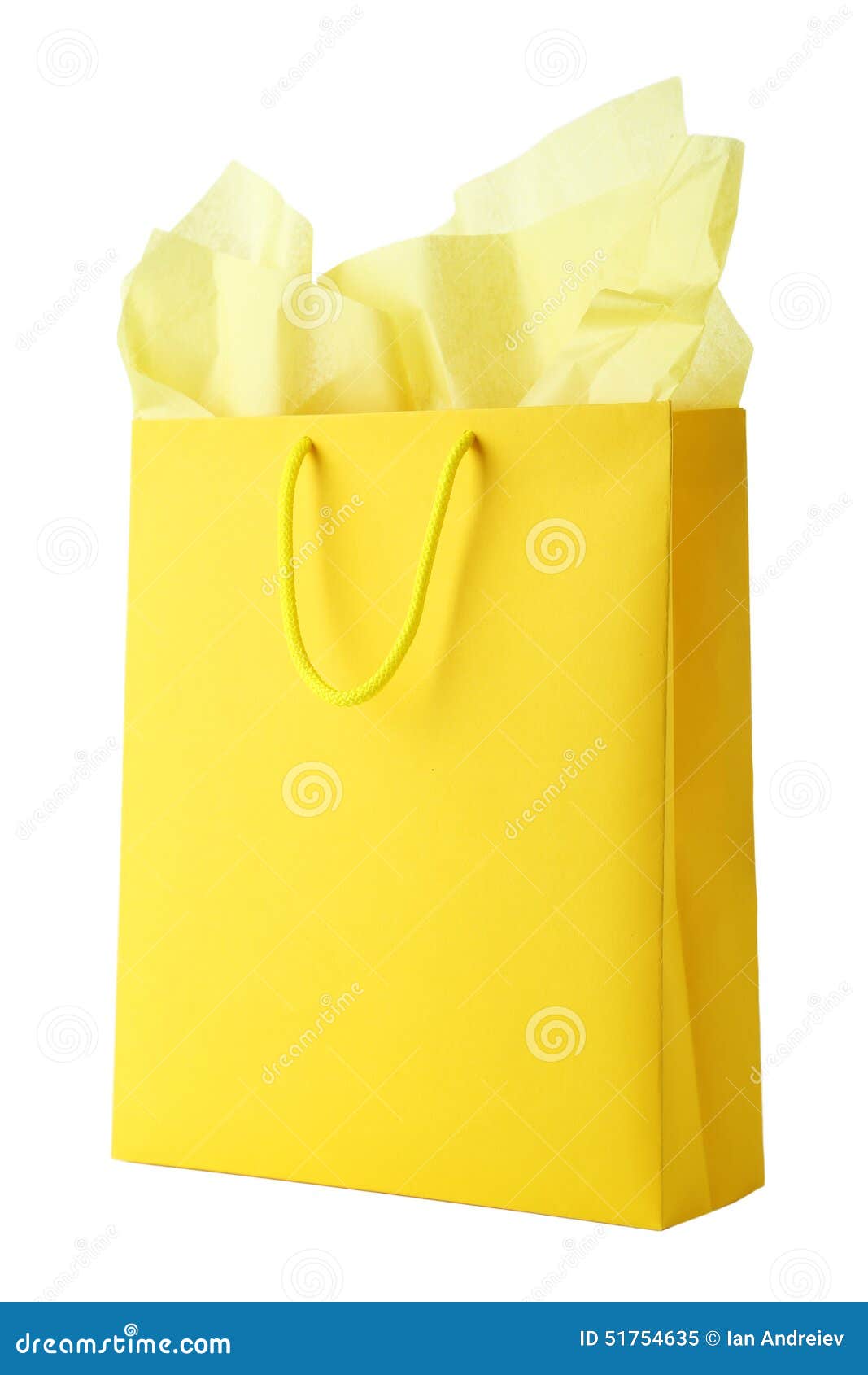 Shopping bag stock image. Image of commerce, gift, rope 51754635