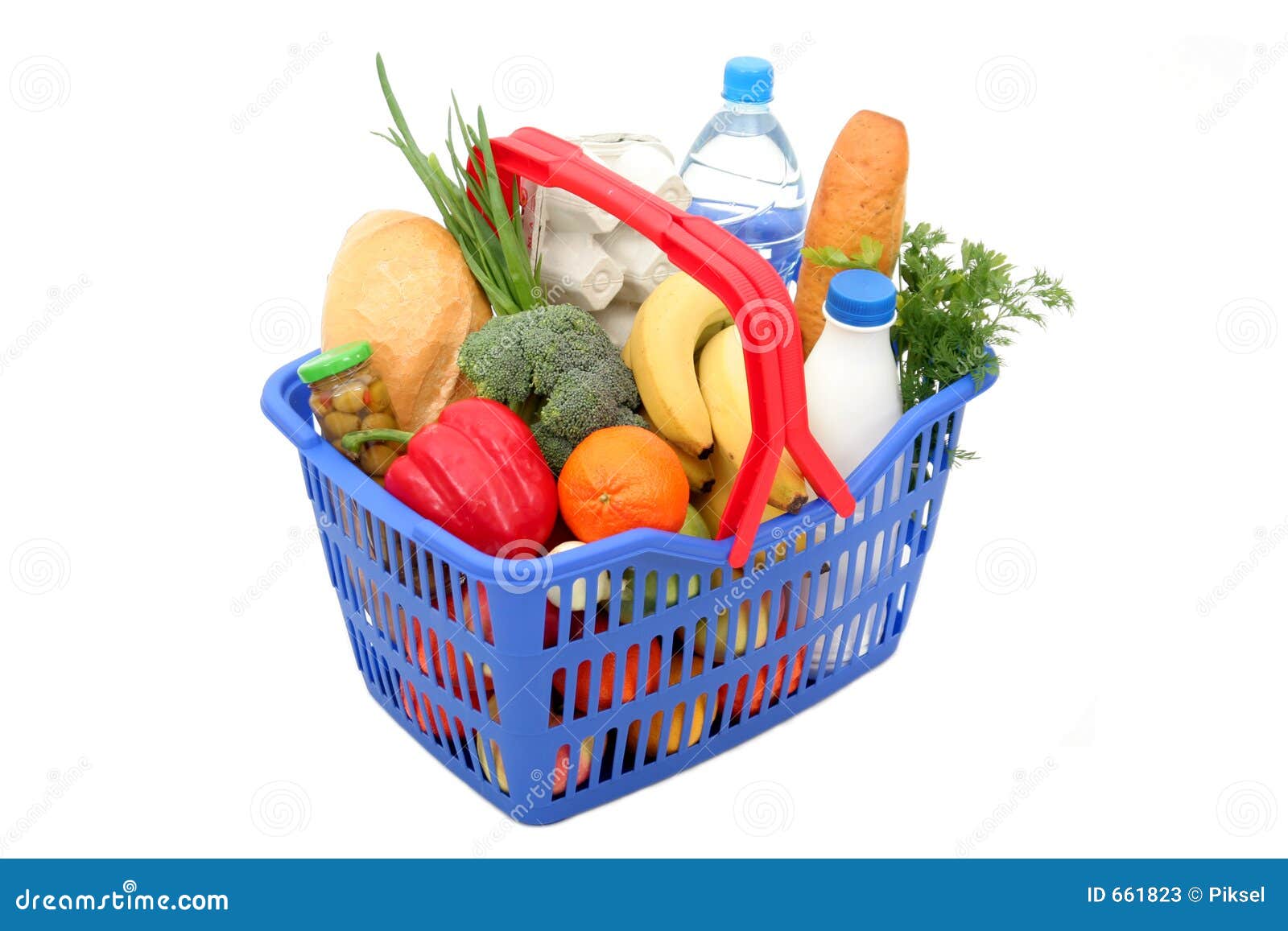 Shopping Basket stock image. Image of consumerism, customer 661823